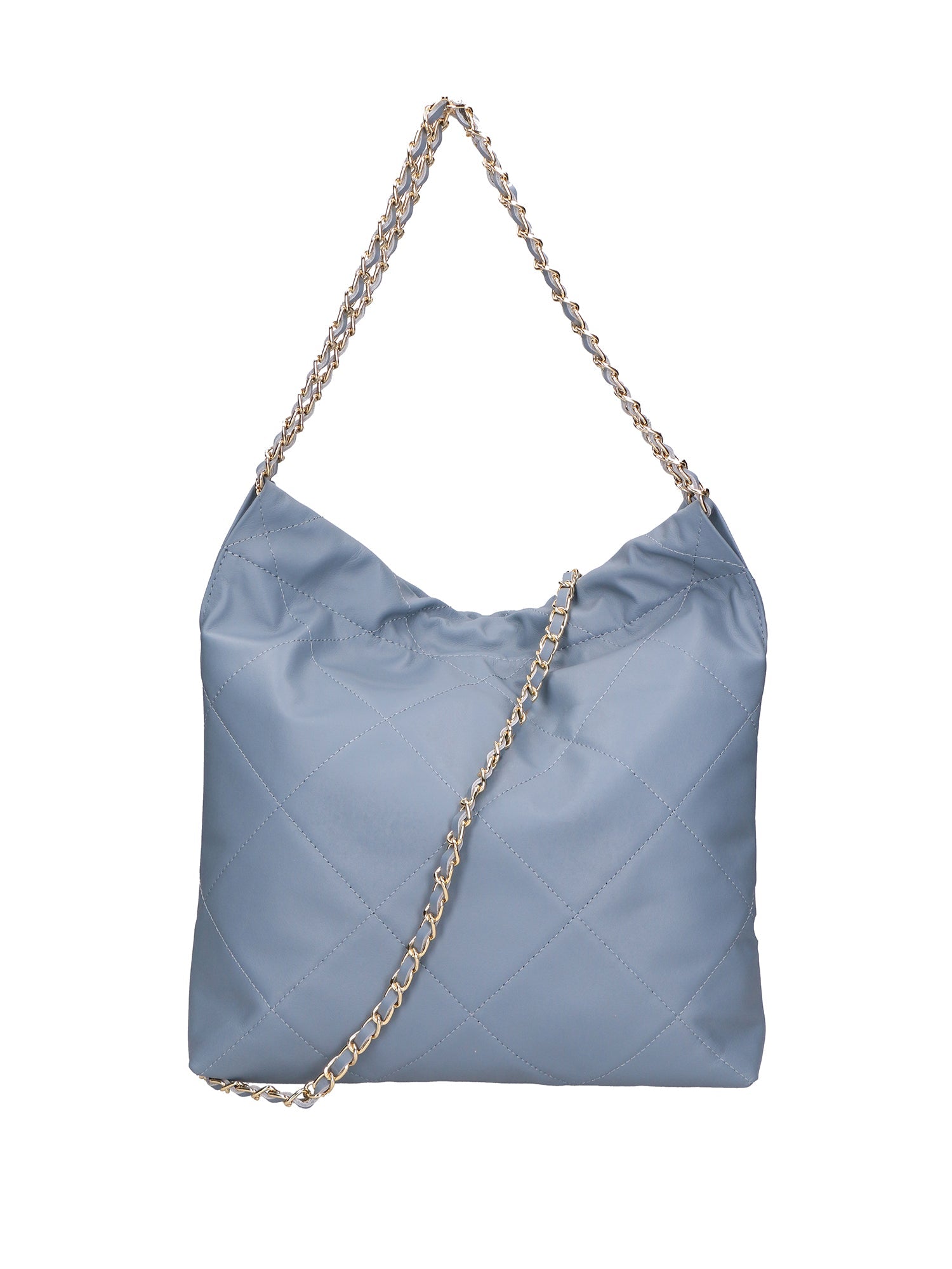 Violante Borsa a spalla donna Vera pelle 06897-S41 CELESTE SCURO Chiara Ferretti