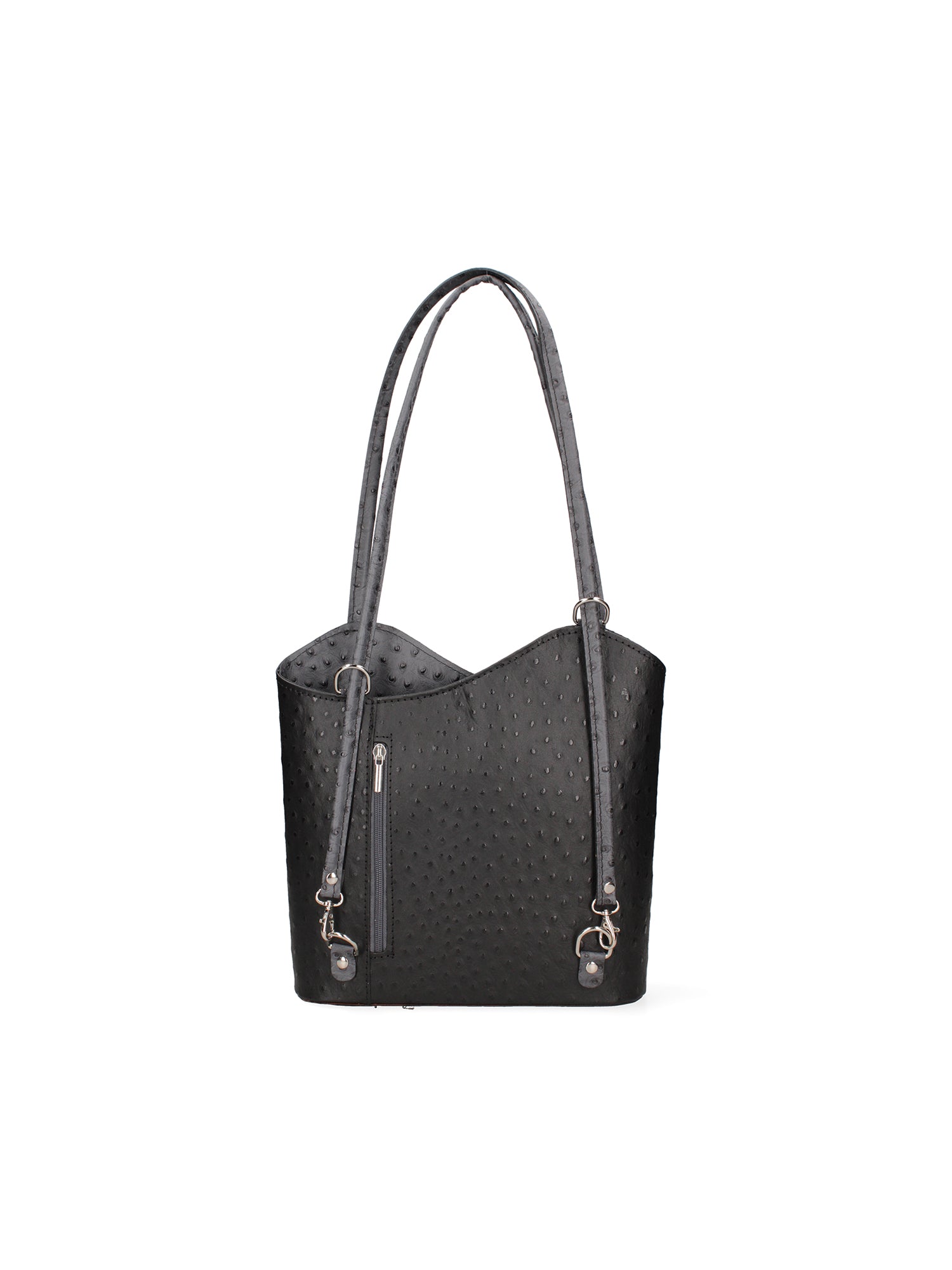 Chanel 3005-20 NERO 19 GRIGIO Zaino da donna in vera pelle Chiara Ferretti