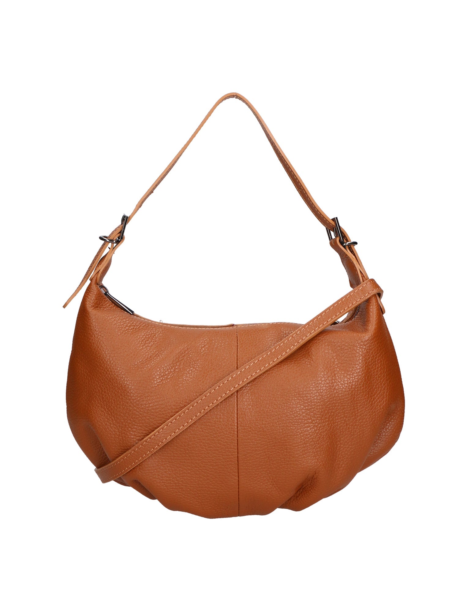 Licia Borsa a spalla da donna Vera pelle 06512-CUOIO SCURO Chiara Ferretti