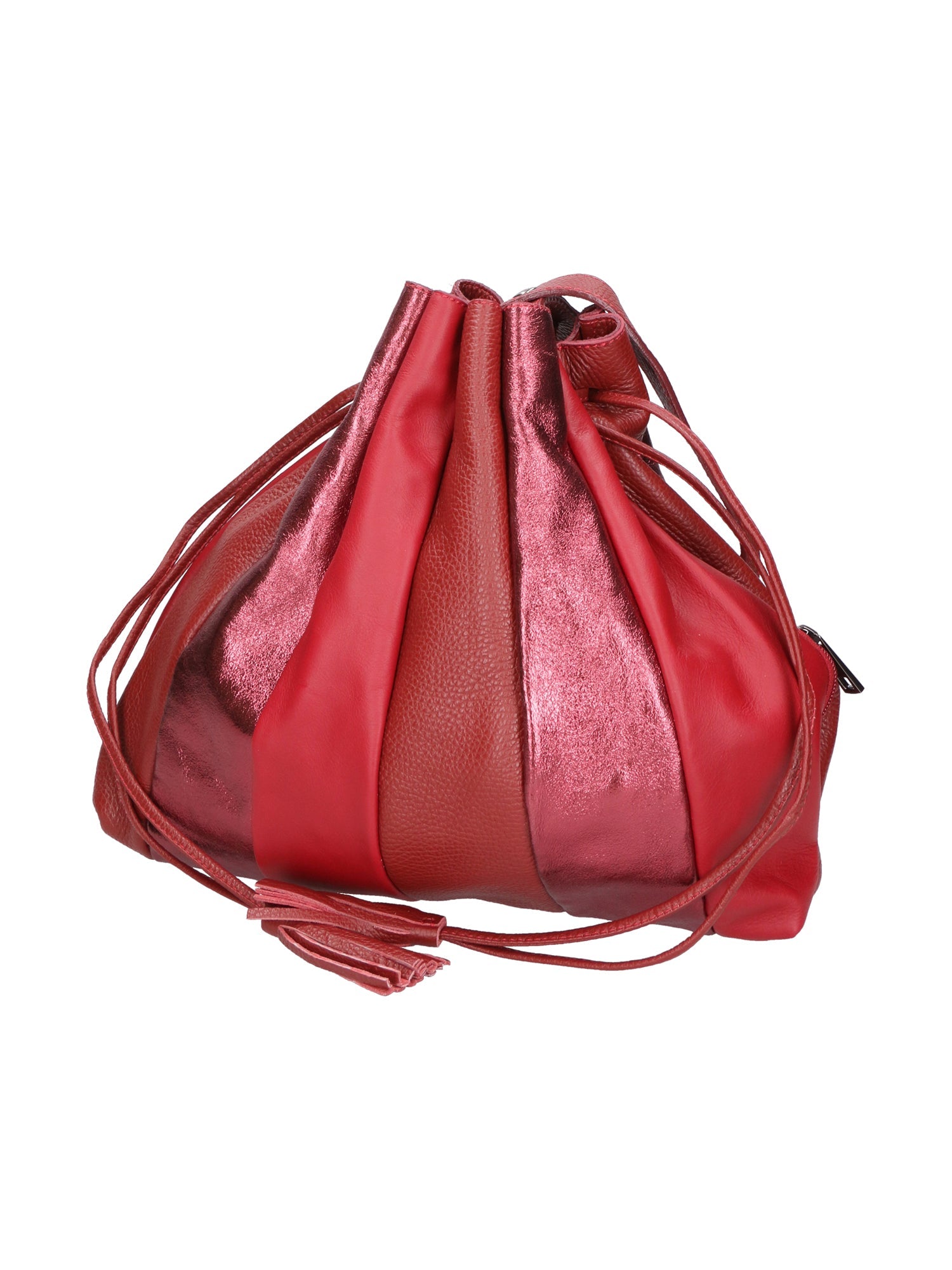 Nunzia Borsa a spalla da donna Vera pelle 576042-ROSSO RED Chiara Ferretti