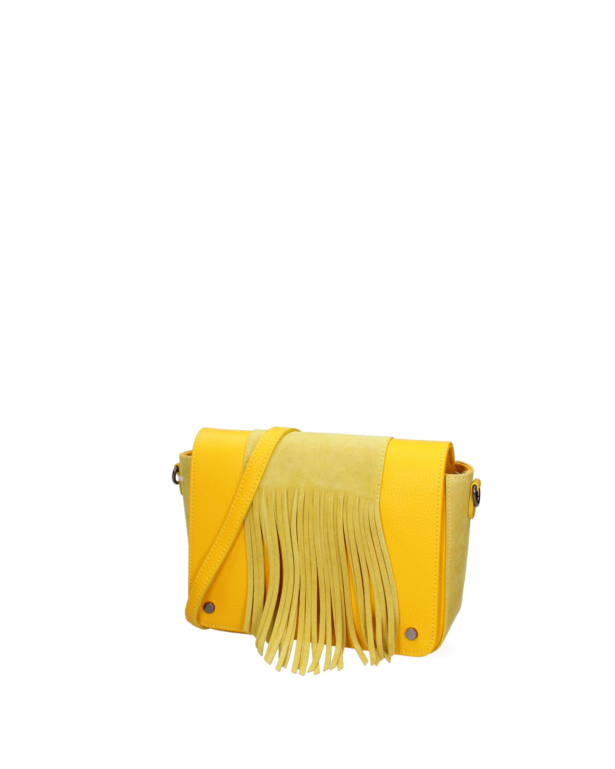 Soleada Borsa a tracolla da donna Vera pelle 8918-GIALLO Chiara Ferretti