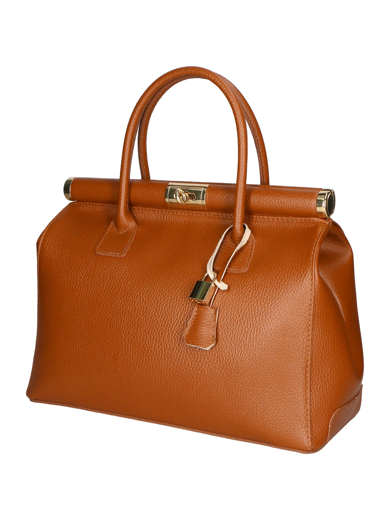 Aleria Borsa a mano da donna Vera pelle 8005-D17 CUOIO SCURO Chiara Ferretti