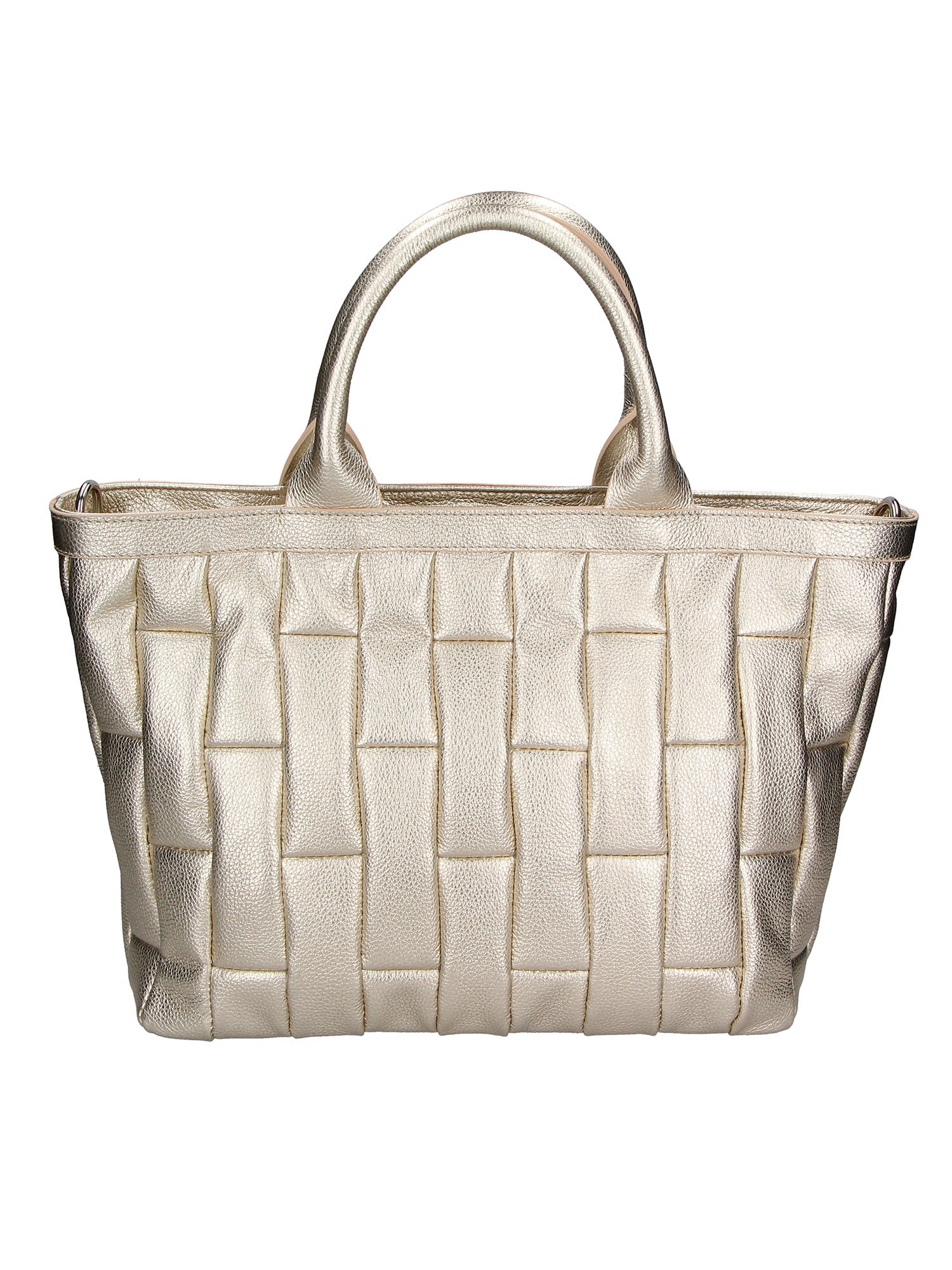 Ofelia Borsa a mano da donna Vera pelle SANEM 84-PLATINO Chiara Ferretti