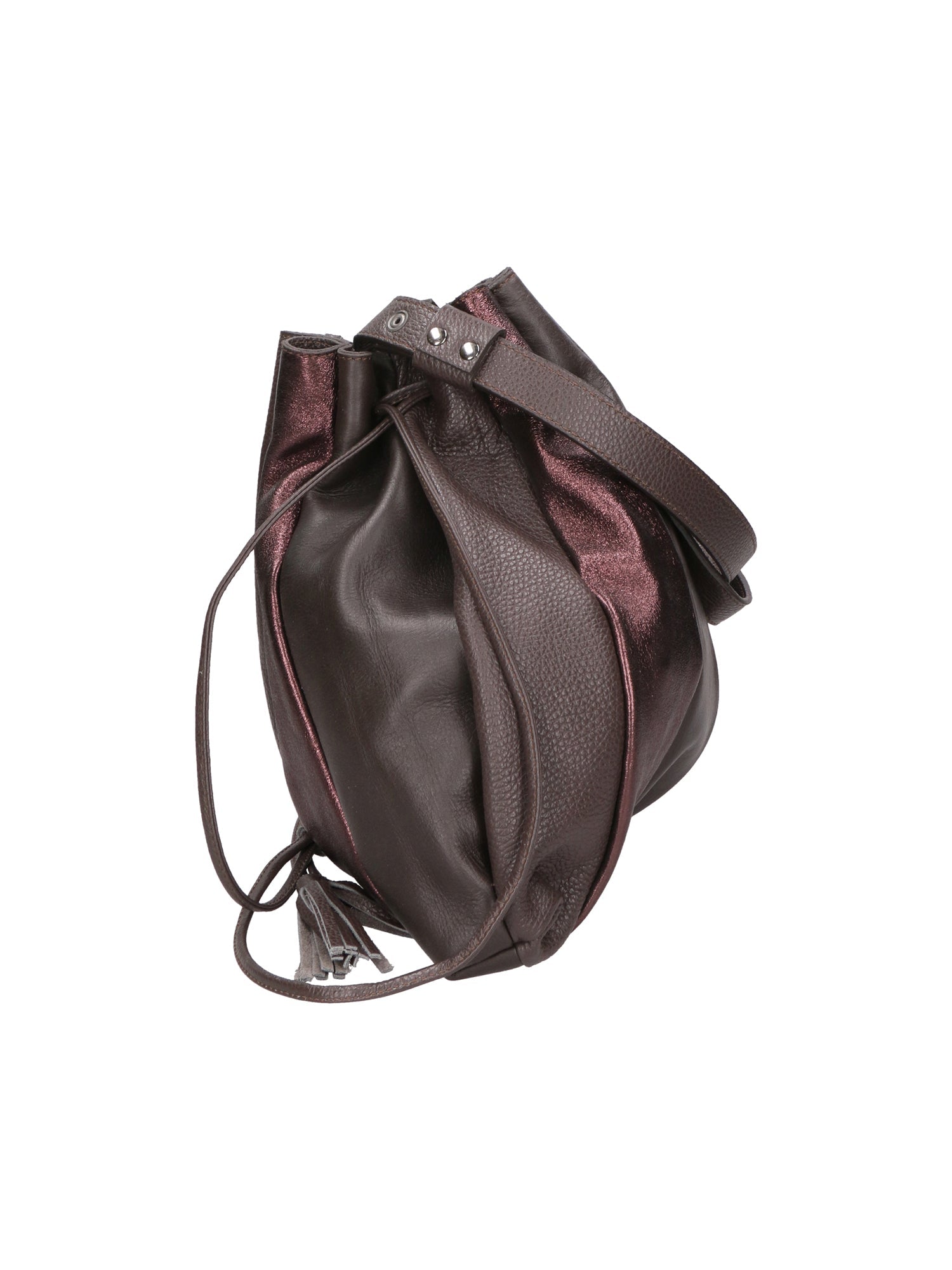 Nunzia Borsa a spalla da donna Vera pelle 576042-T.MORO DARK BROWN Chiara Ferretti