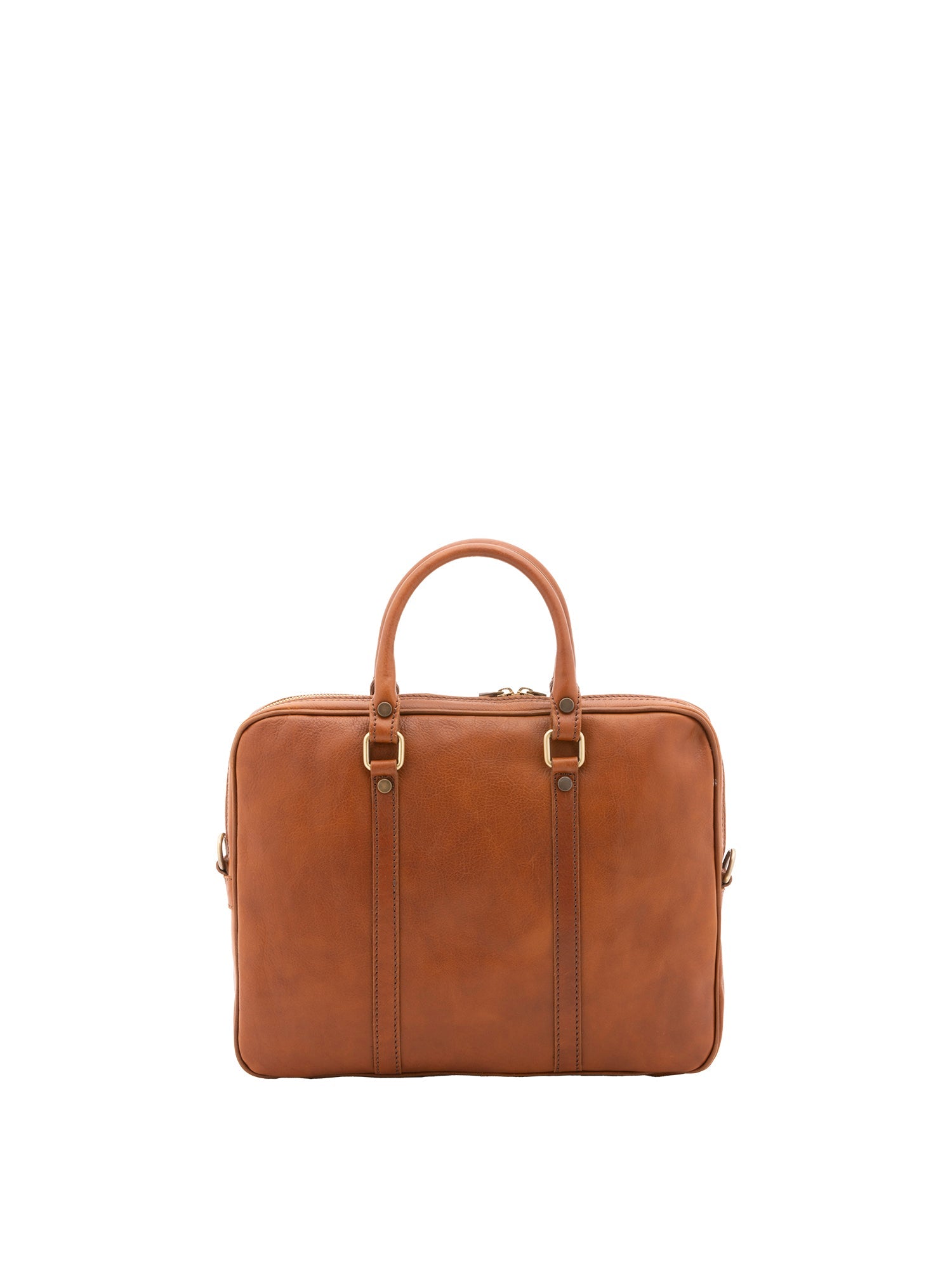 Borsa a mano unisex in vera pelle Made in Italy 4540-MIELE Alessia Firenze