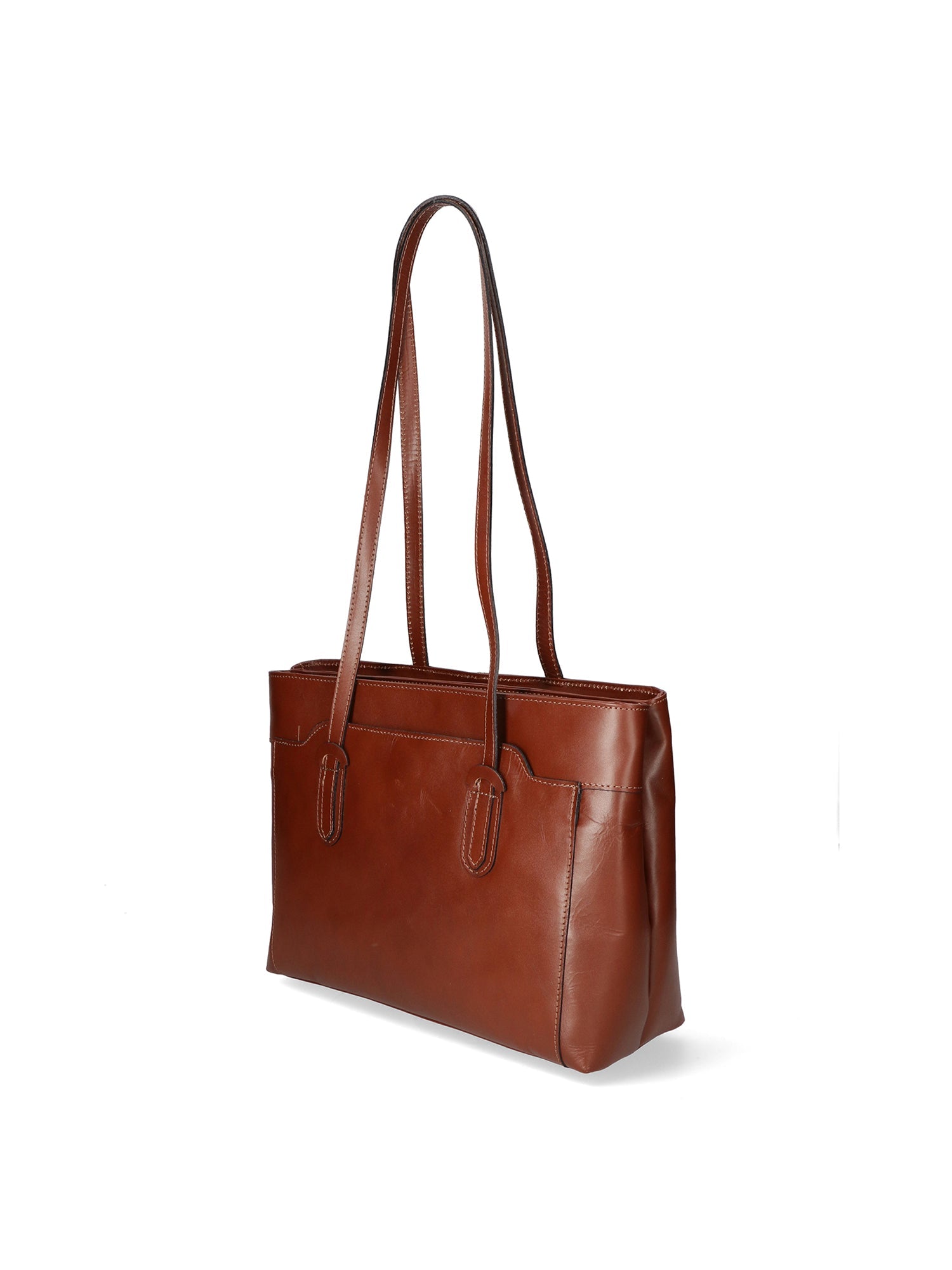 Flaviana Borsa a tracolla unisex Vera pelle 9117-NERO BLACK Chiara Ferretti
