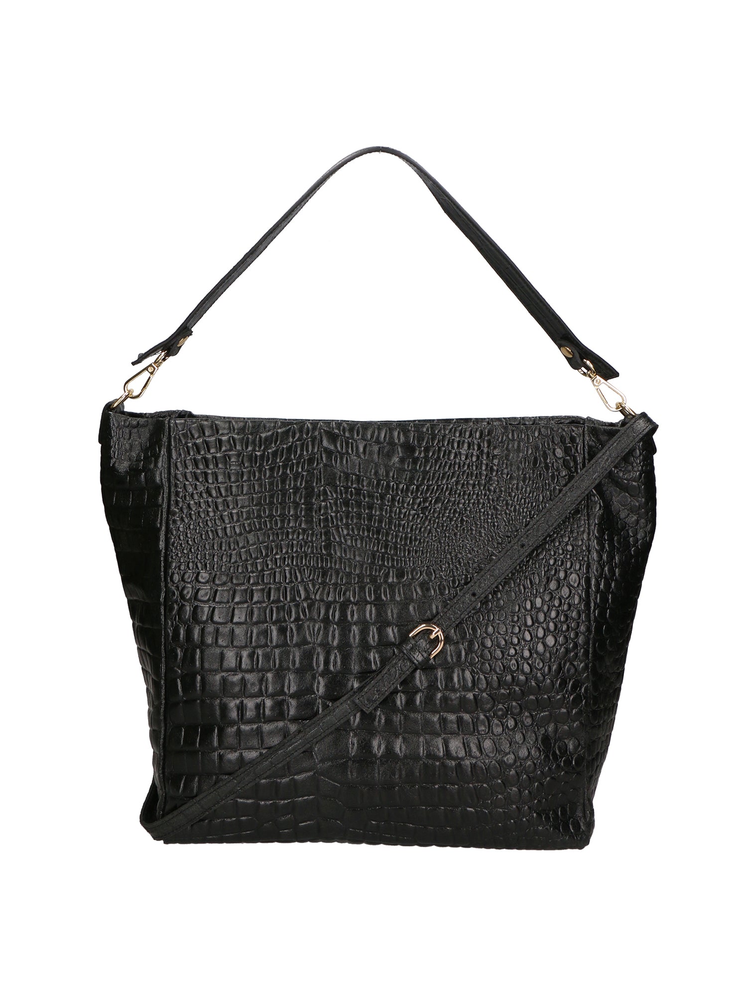 Valtera Borsa a spalla da donna Vera pelle 06500-019 NERO Chiara Ferretti