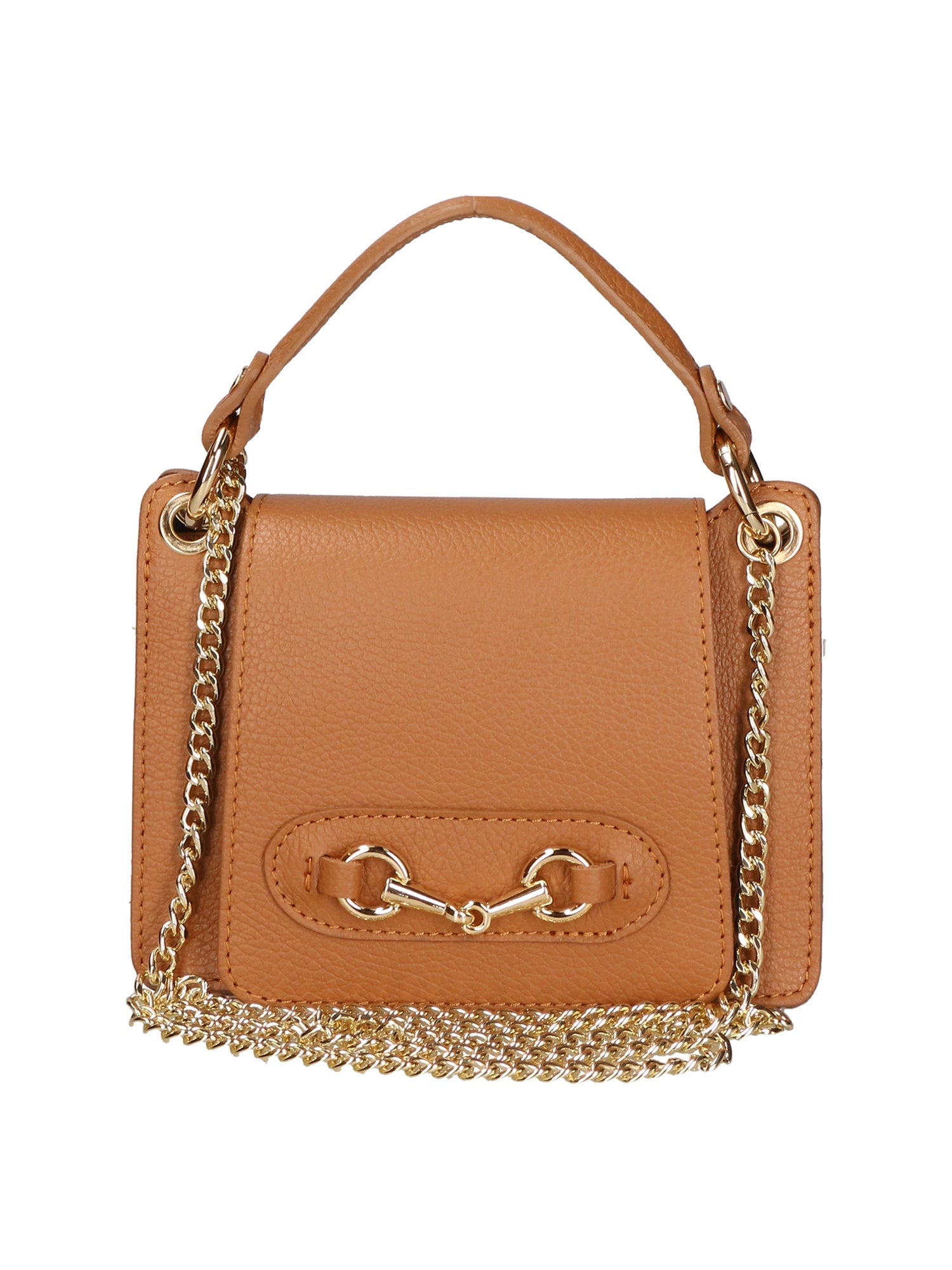 Greta Borsa a mano da donna Vera pelle 05896-C44 CUOIO Chiara Ferretti