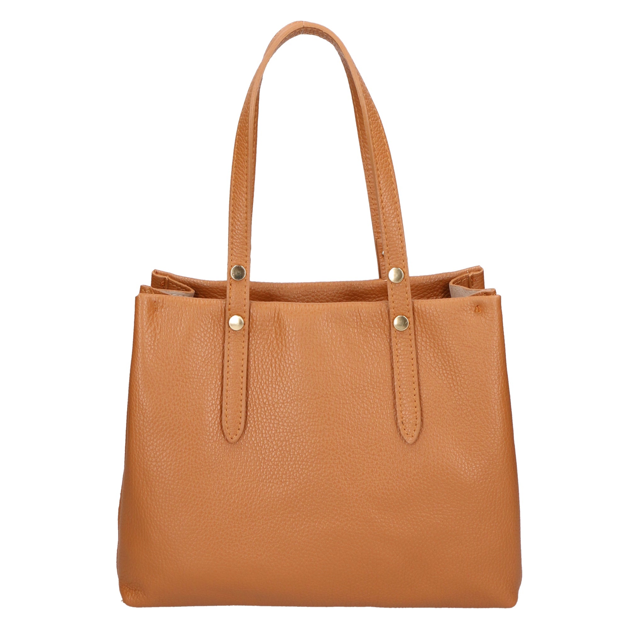 Iris Borsa a spalla da donna 100% pelle 06245-D44 CUOIO COGNAC Chiara Ferretti