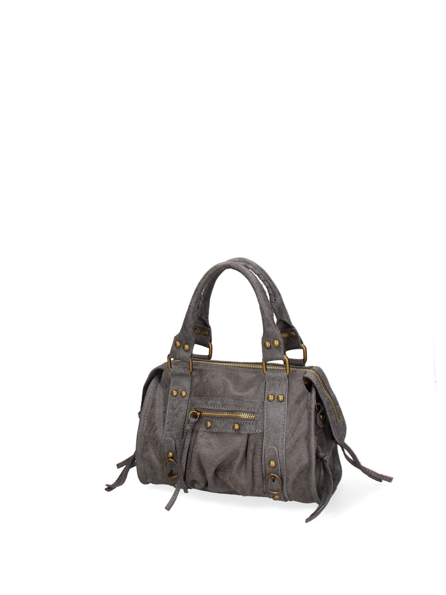 Erisia Borsa a spalla da donna Vera pelle 06091-018 GRIGIO MEDIO Chiara Ferretti