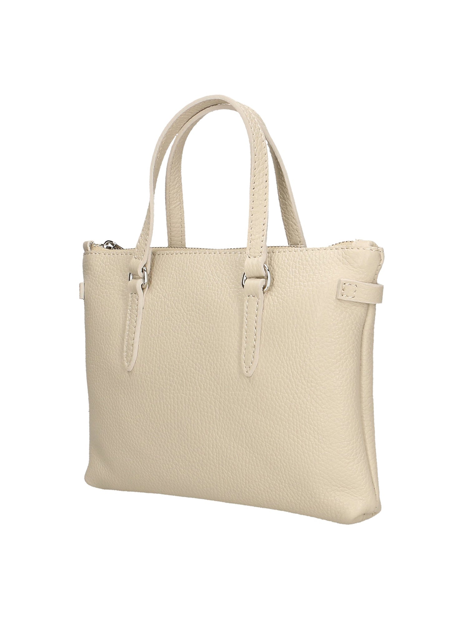 Natalia Borsa a mano da donna Vera pelle 191232-BEIGE Chiara Ferretti