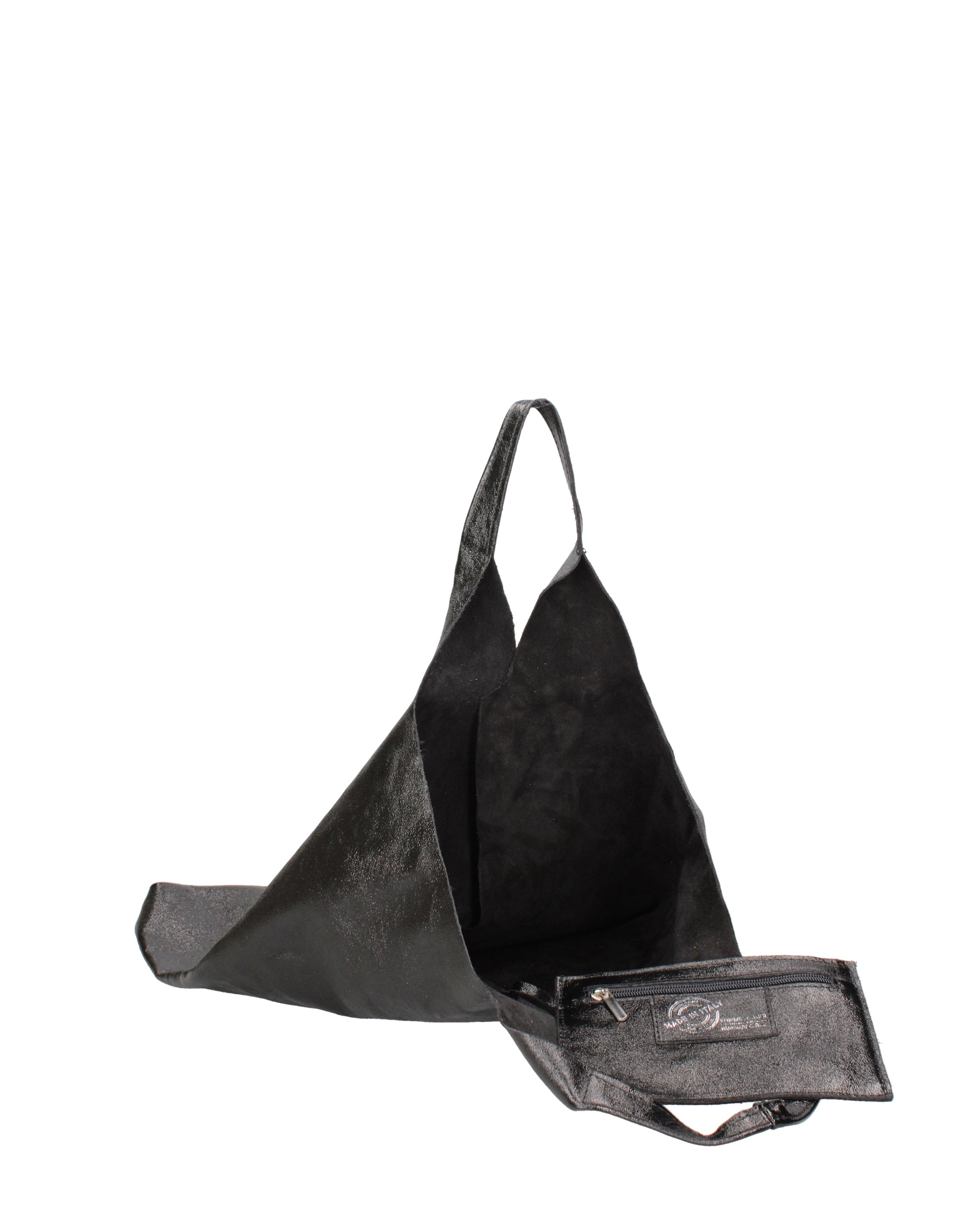 Argenta Borsa a spalla da donna Pelle laminata 05358-L022 NERO Chiara Ferretti