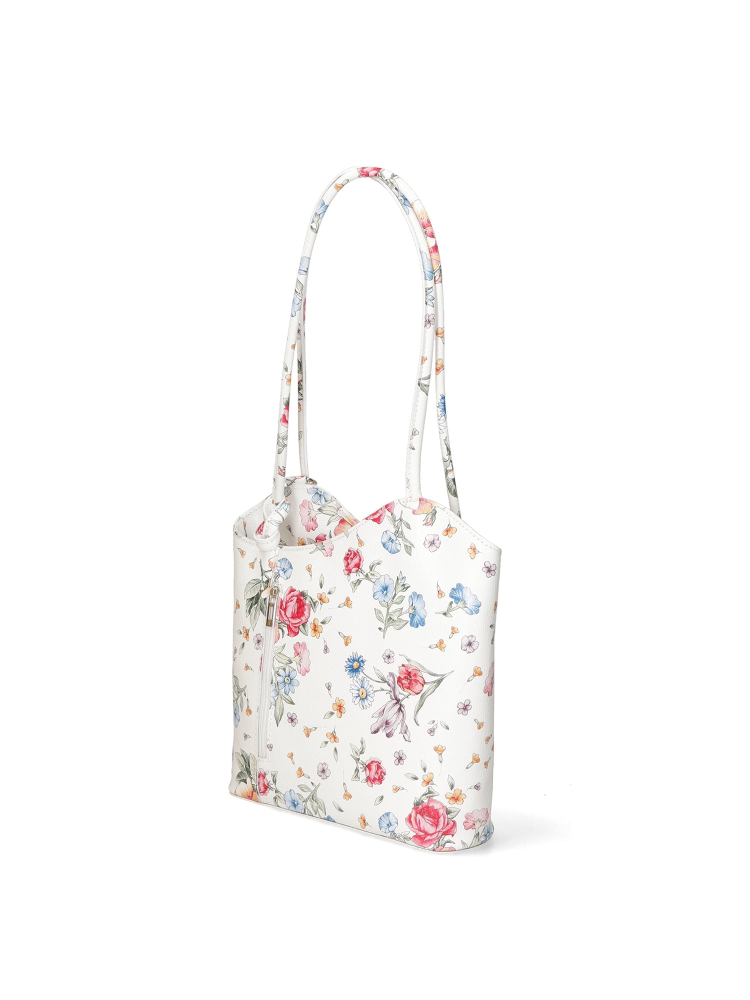 Elsa Borsa a spalla da donna Vera pelle 80056-BIANCO WHITE Chiara Ferretti