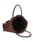 Sylvie Unisex-Handtasche aus echtem Leder, hergestellt in Italien, 34 x 30 x 9 cm