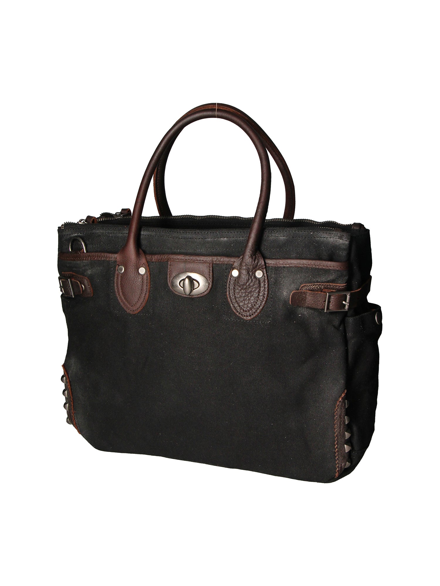 Melissa Borsa a tracolla unisex Canvas e pelle ZG3001-NERO BLACK Chiara Ferretti