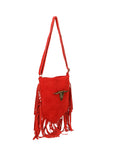 Solana Borsa a tracolla da donna Vera pelle 1518-ROSSO Chiara Ferretti