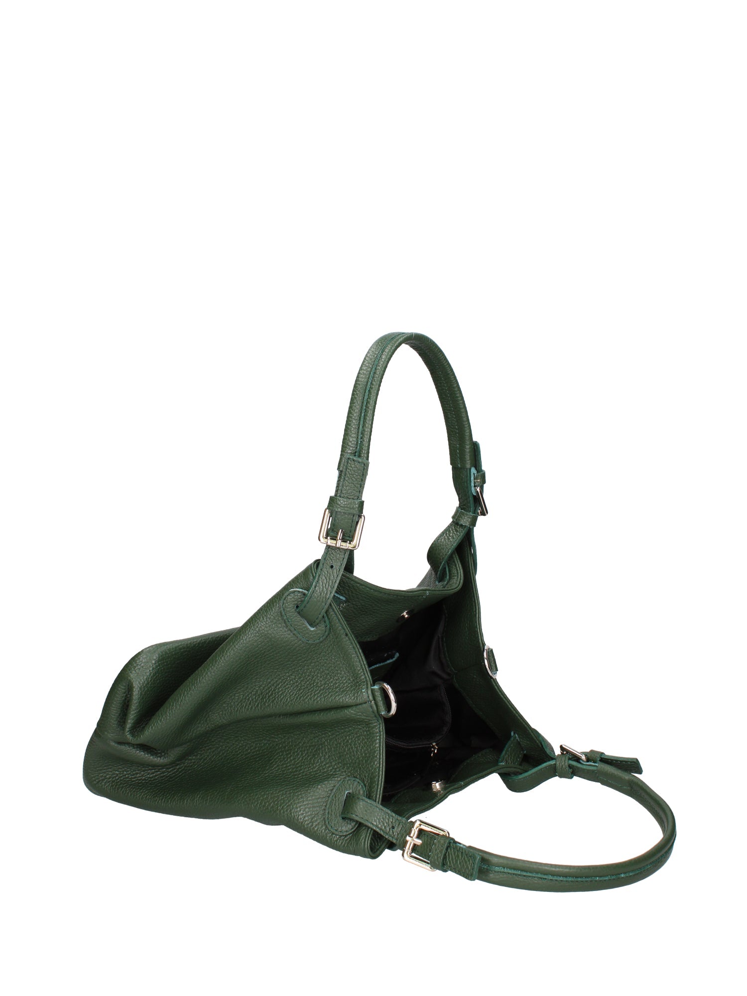 Borsa a spalla da donna In Vera pelle Made in Italy 29x32x17 cm