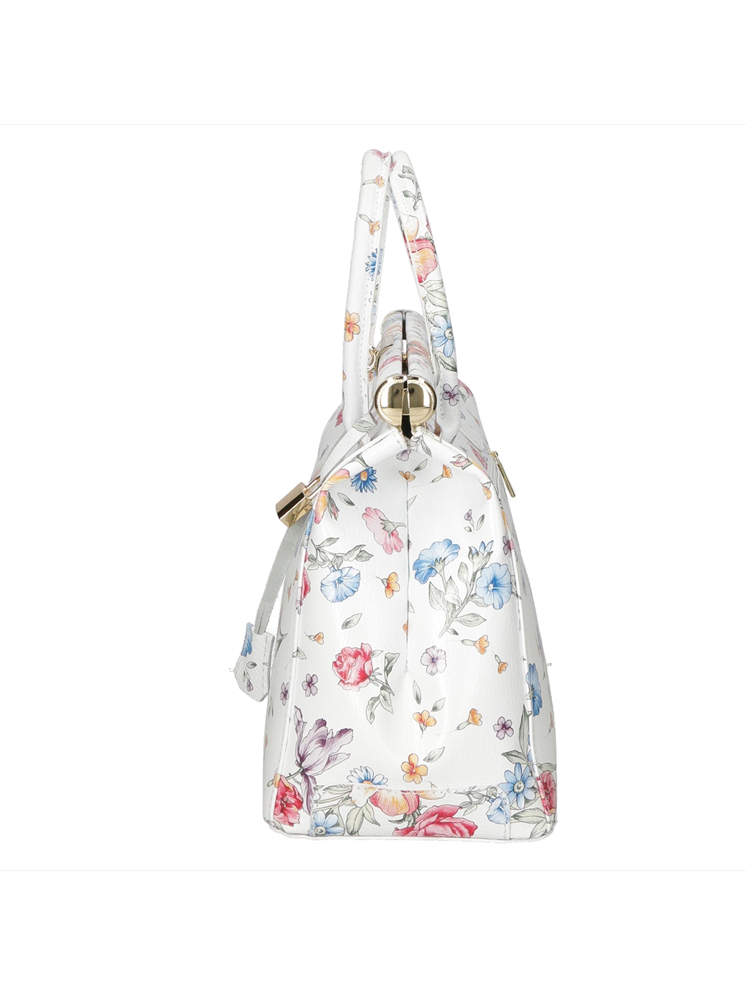 Cecilia Borsa a mano da donna Vera pelle 2096-BIANCO Chiara Ferretti