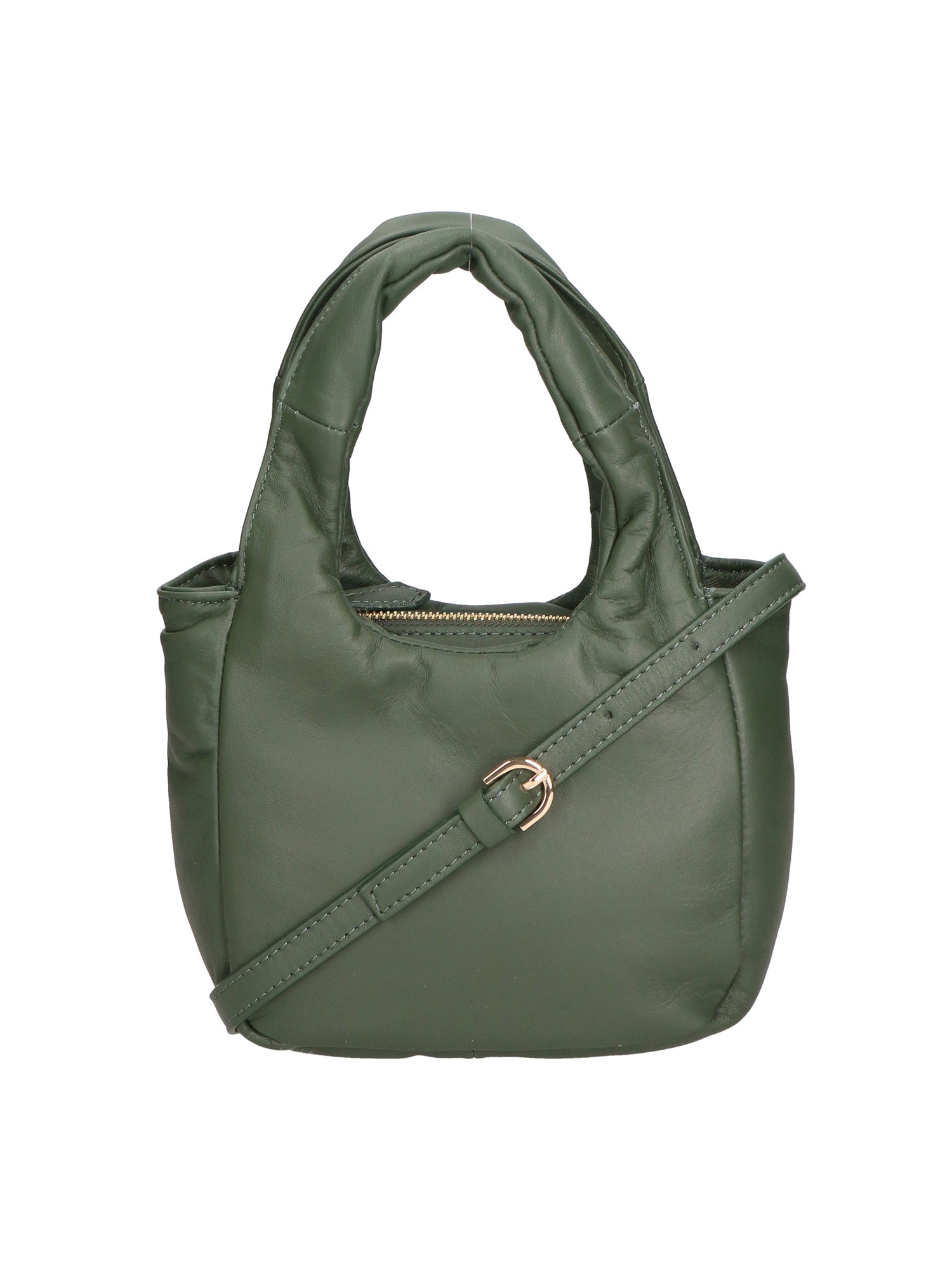 Virna Borsa a mano da donna Vera Pelle 06501-S14 VERDE SCURO Chiara Ferretti