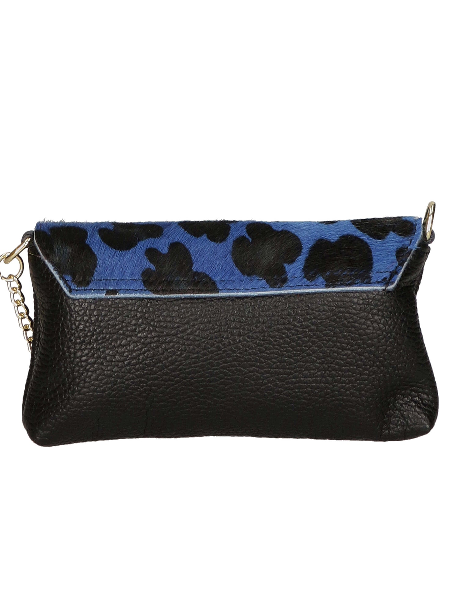 Alda Damen-Clutch aus echtem Leder, hergestellt in Italien, 10 x 18 x 5 cm