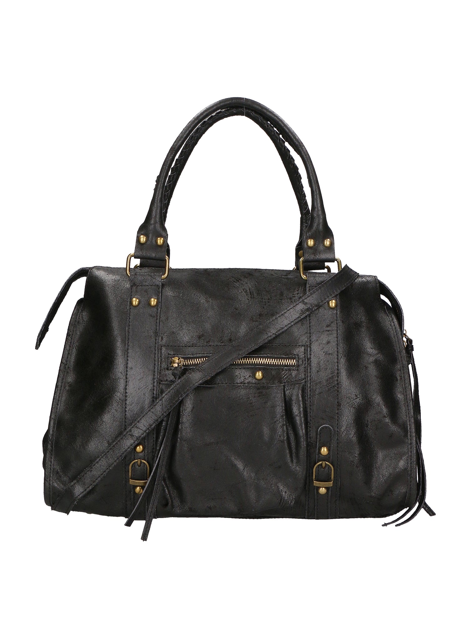 Elara Borsa a spalla da donna Vera pelle 06090-NERO Chiara Ferretti