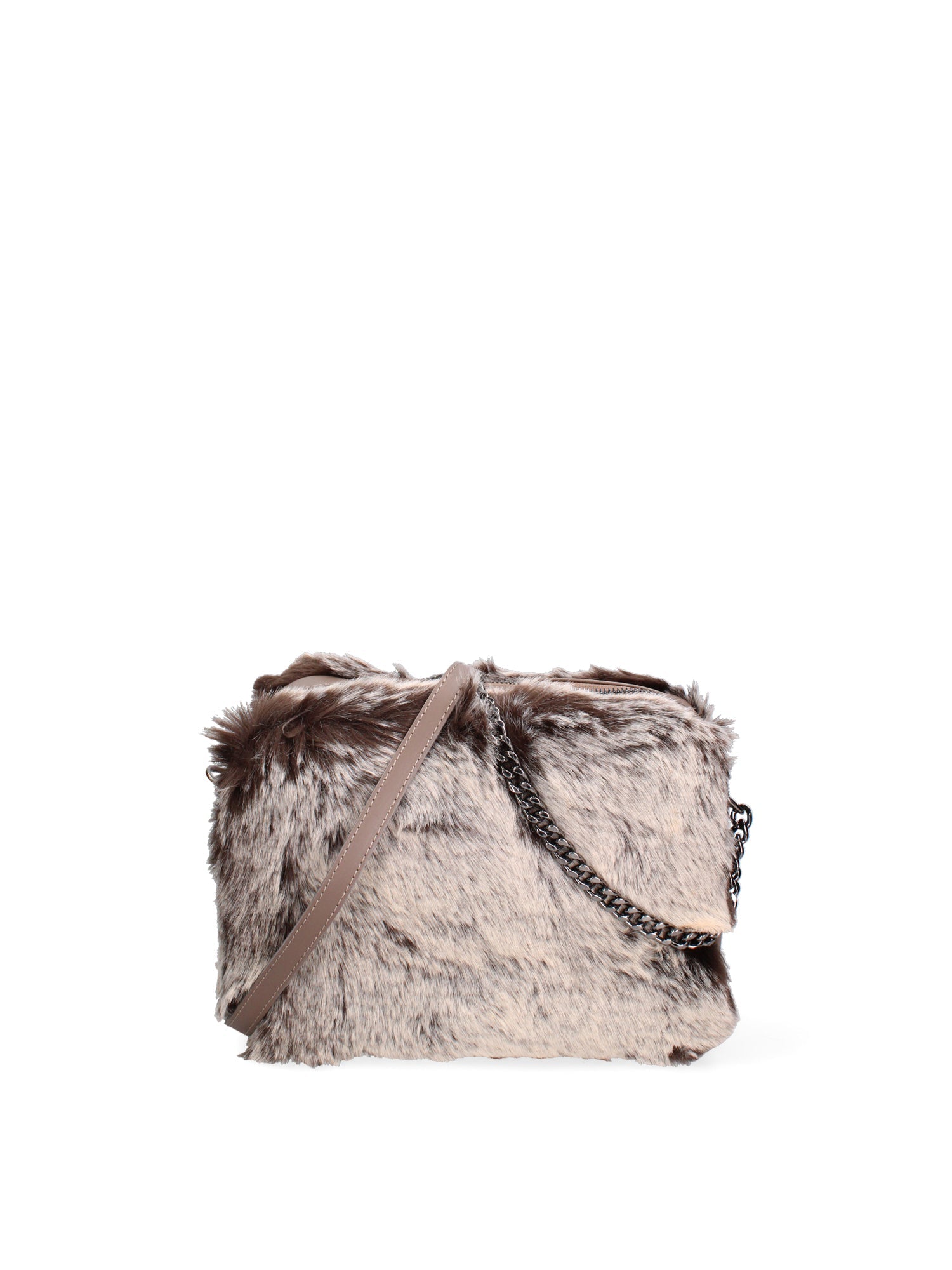 Ambre Borsa a spalla donna Vera pelle 8489-FANGO Chiara Ferretti