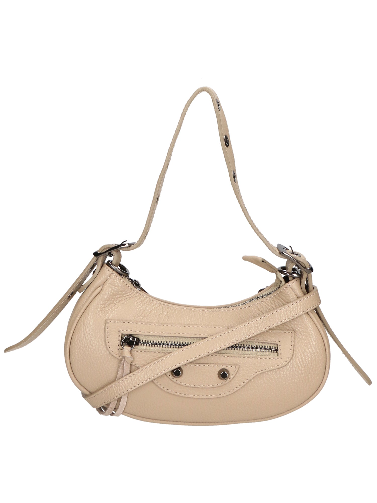 Galatea Borsa a spalla da donna Vera pelle 05708-D05 CAPPUCCINO CAPUCHIN Chiara Ferretti