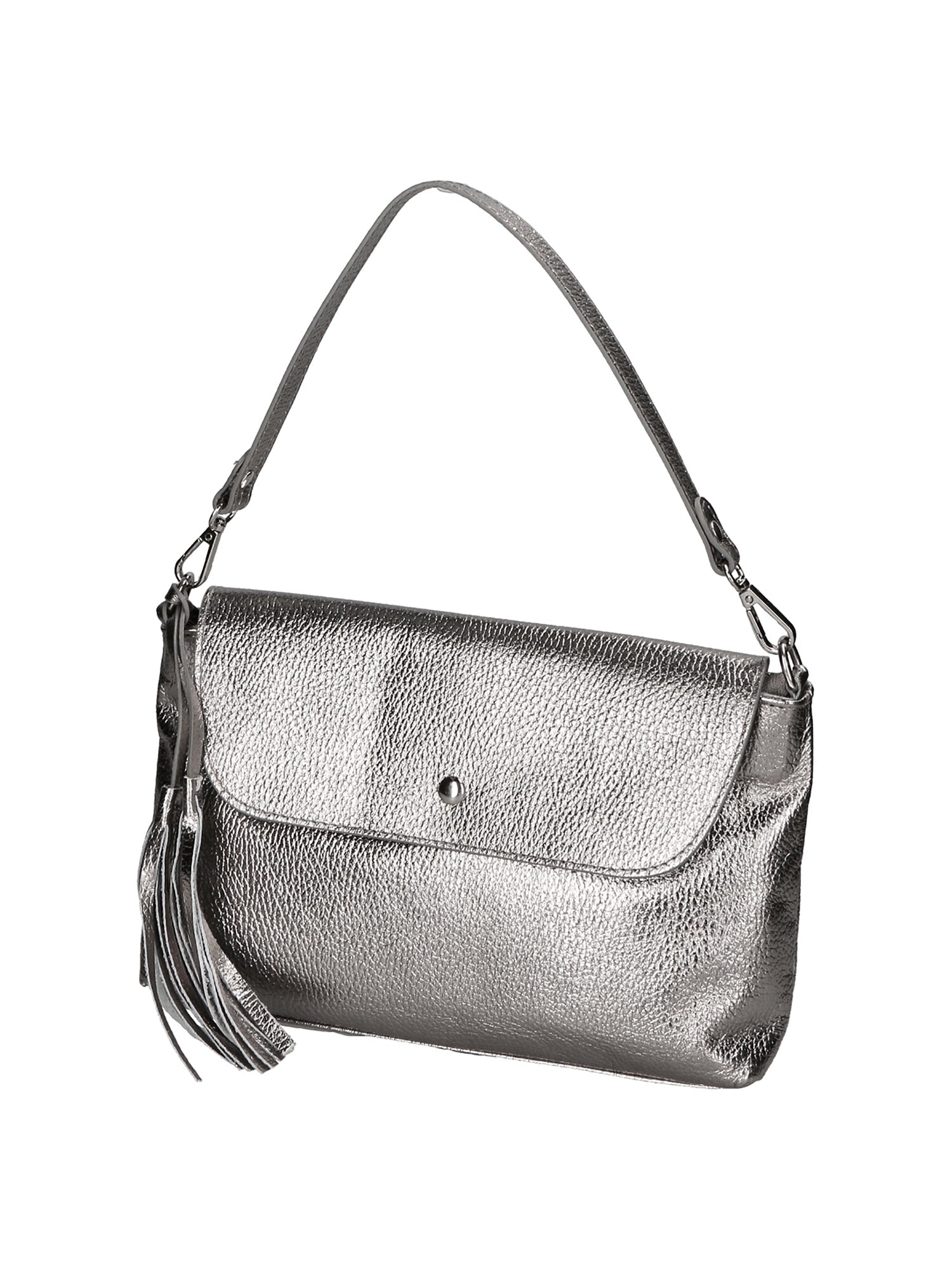 Auralia Borsa a mano da donna Vera pelle 05923-DL2 ACCIAIO Chiara Ferretti