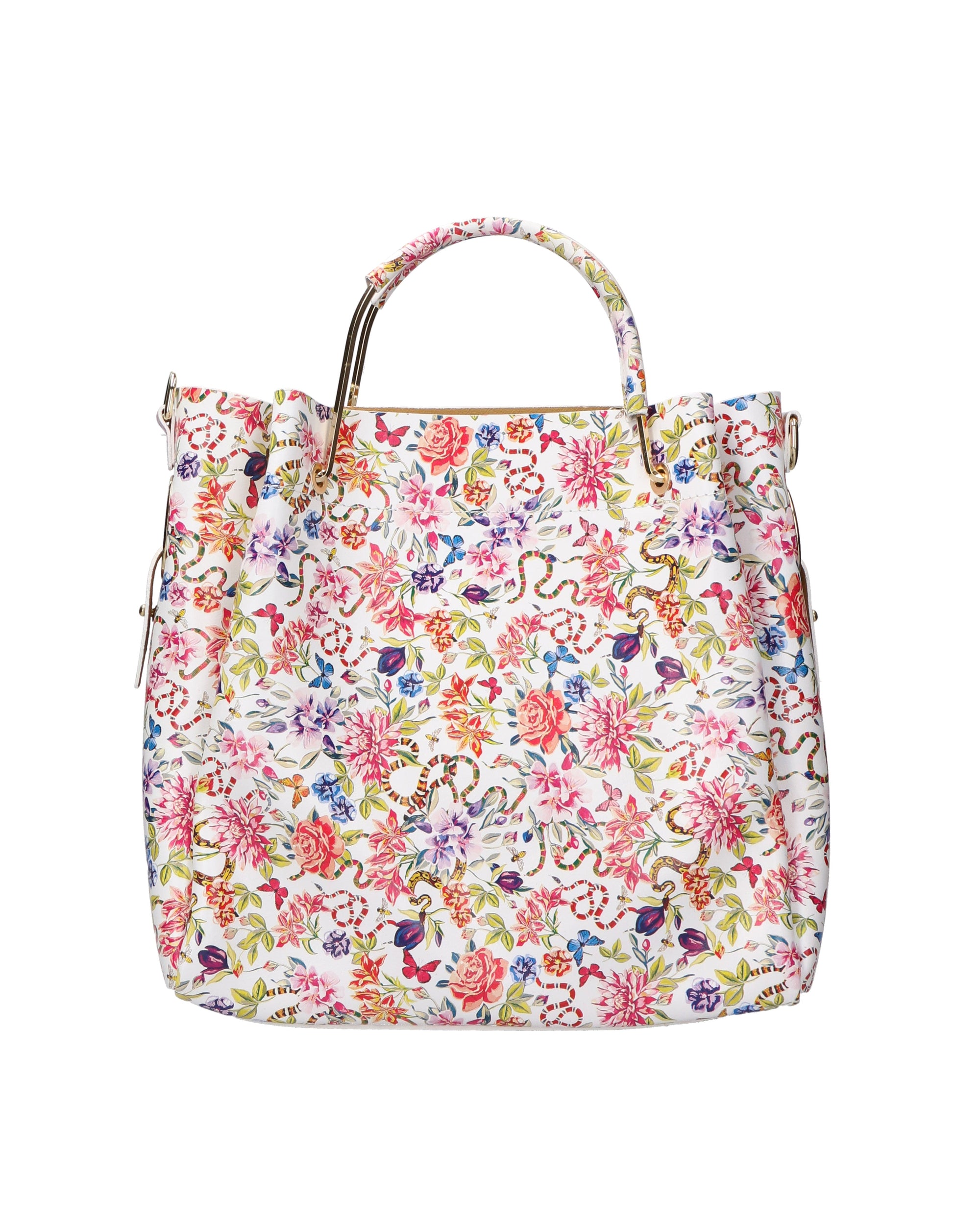 Zeffira Borsa a mano da donna 100% pelle 36003-FIORE-1 Chiara Ferretti