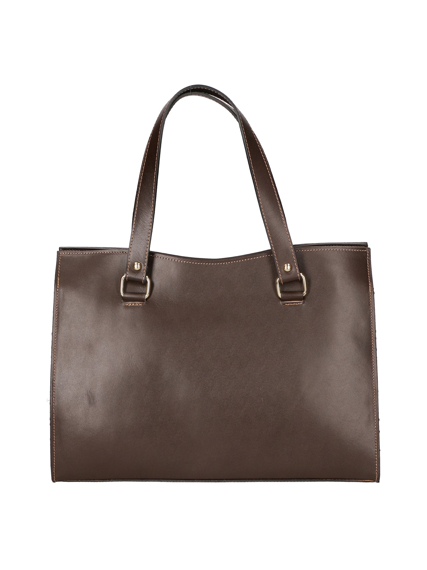 Frida Damenhandtasche aus echtem Leder, hergestellt in Italien, 28 x 38 x 12 cm