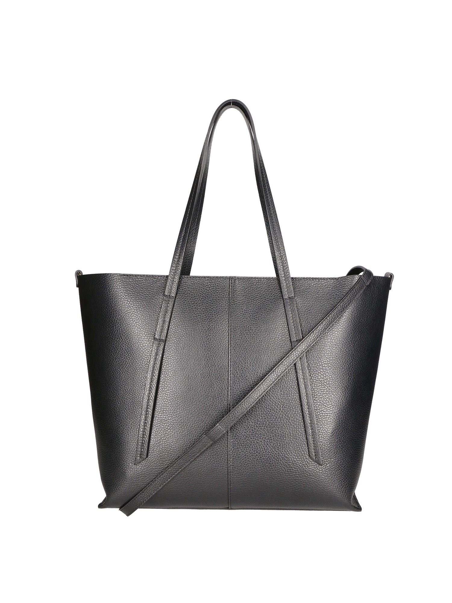 Luce Borsa a mano da donna Vera pelle 04512-D28 NERO BLACK Chiara Ferretti