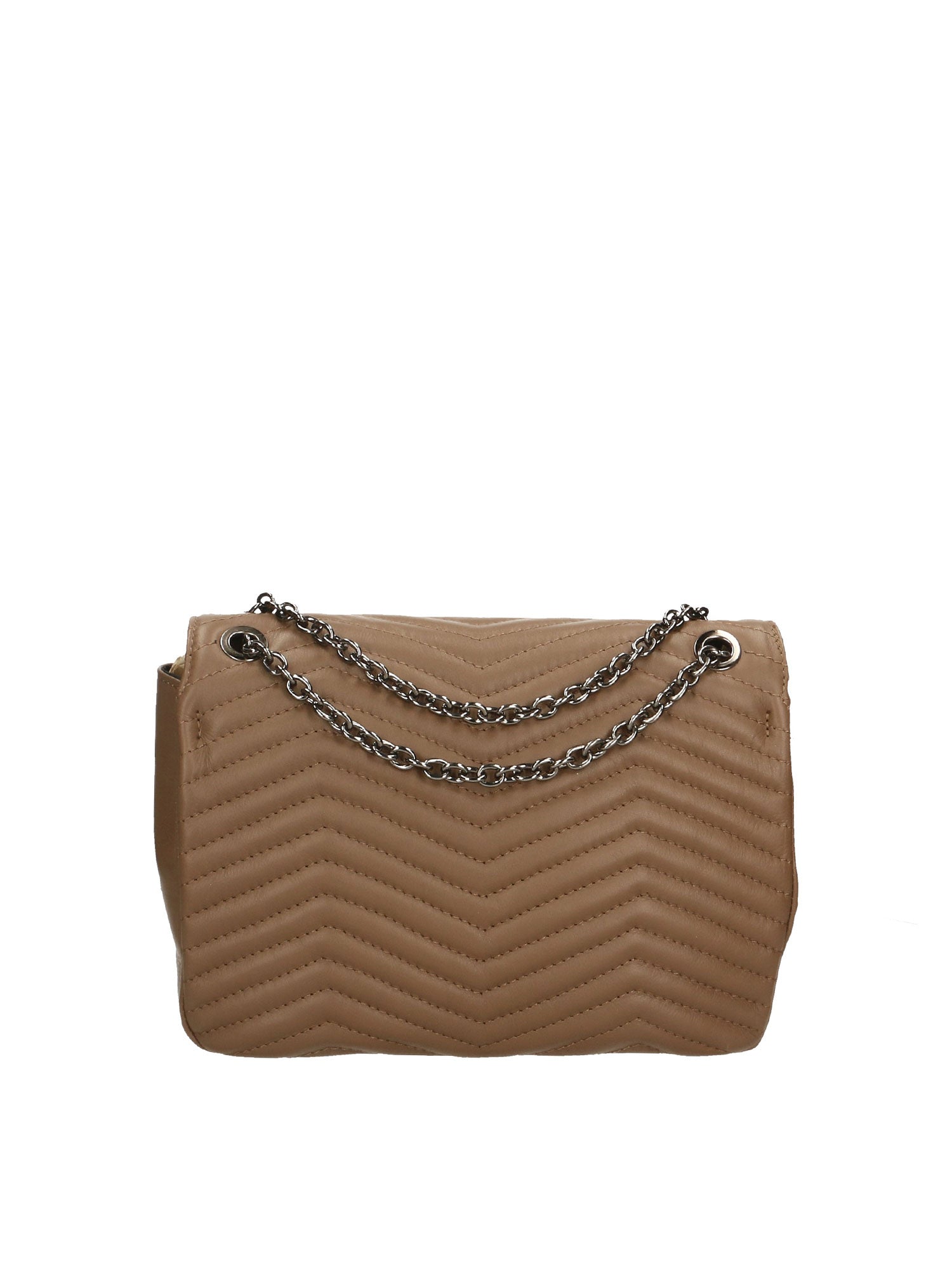 Erisma Borsa a tracolla donna Vera pelle 6509-TAUPE Chiara Ferretti