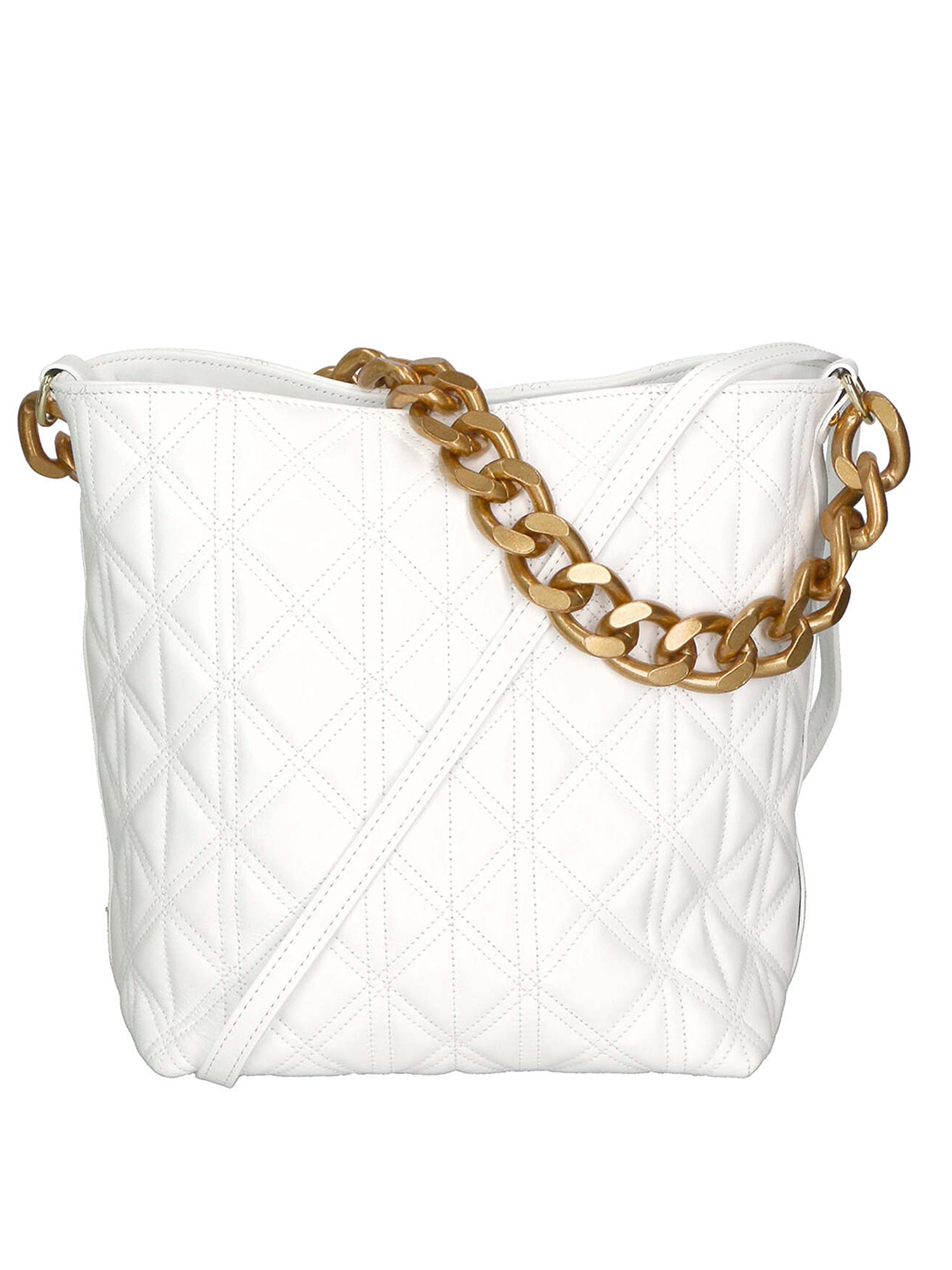 Adra Borsa a spalla da donna Vera pelle 04538-S01 BIANCO Chiara Ferretti