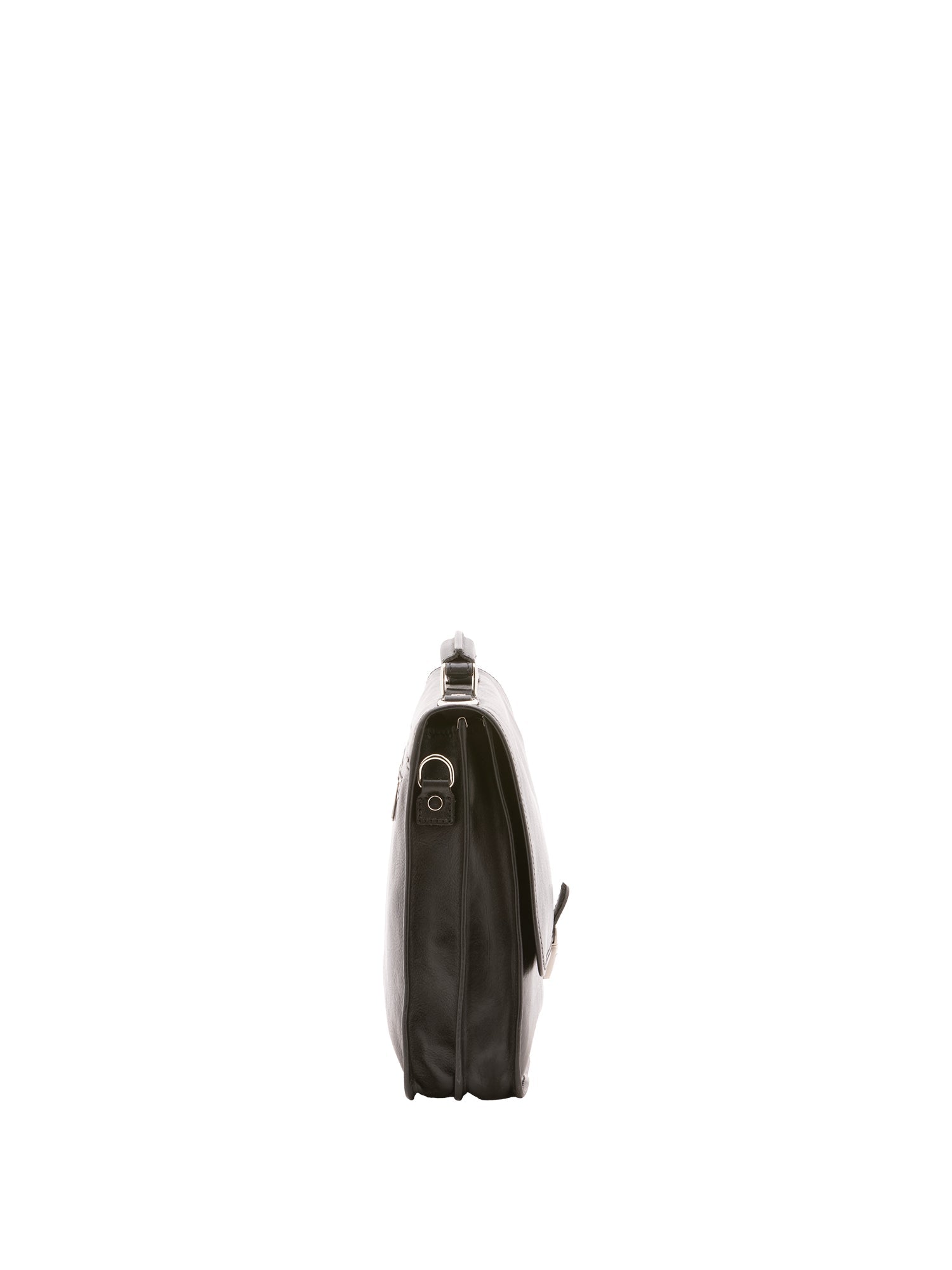Borsa a mano unisex in vera pelle Made in Italy 4017-NERO Alessia Firenze