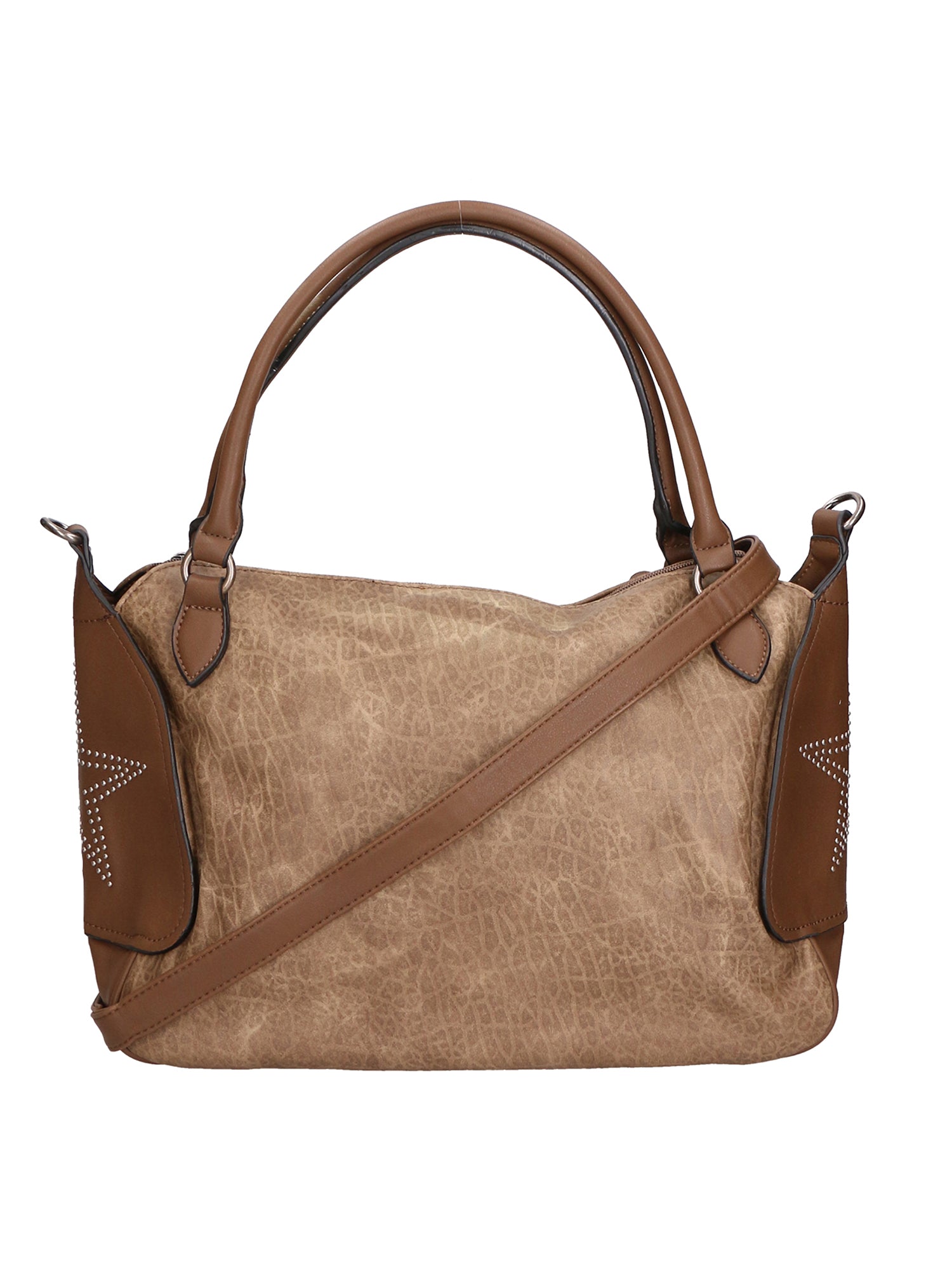 Rosa Borsa a mano da donna Ecopelle 8016-TAUPE Chiara Ferretti