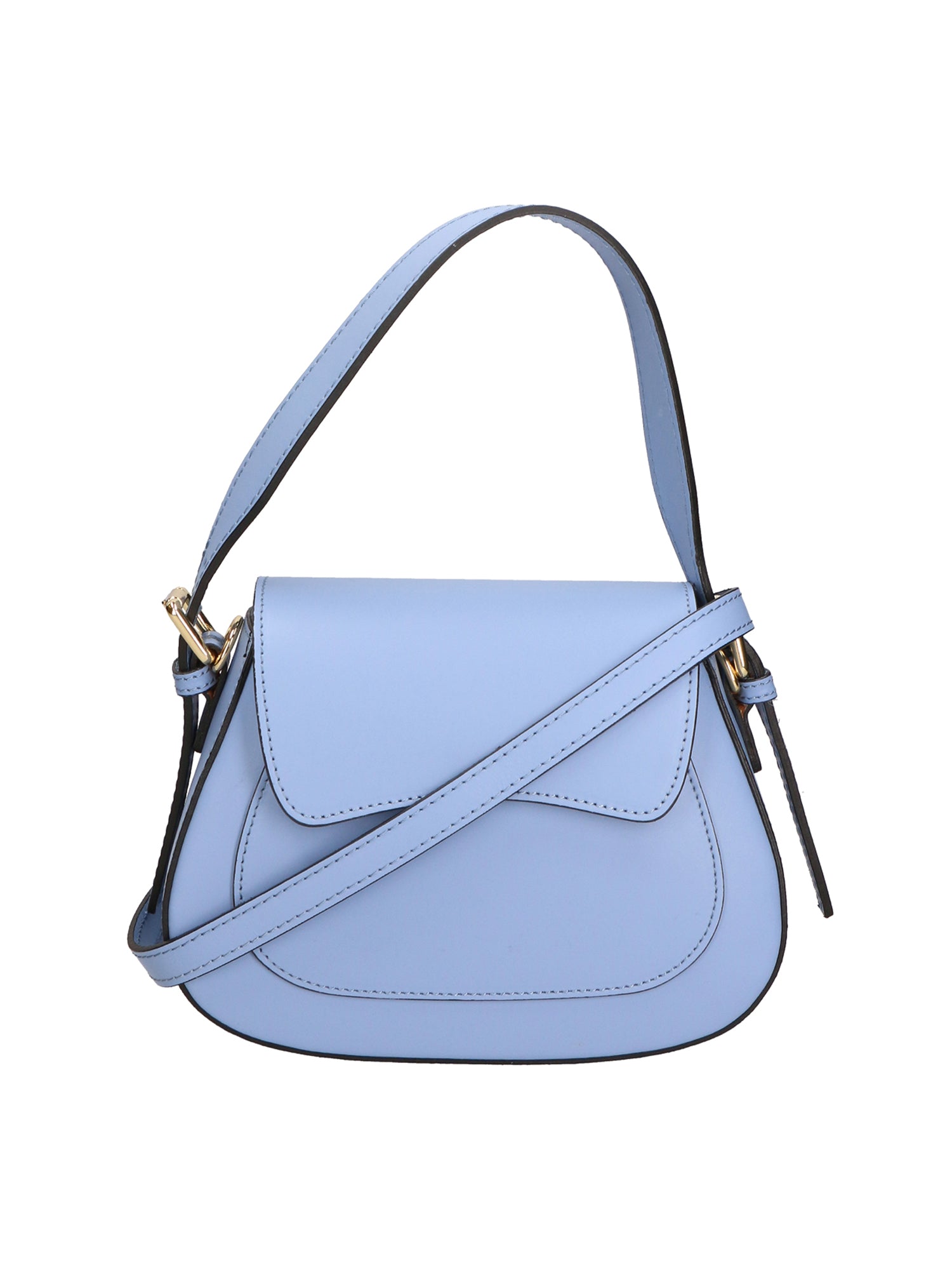 Giulia Borsa a spalla da donna Vera pelle 05958-L220 AZZURRO Chiara Ferretti