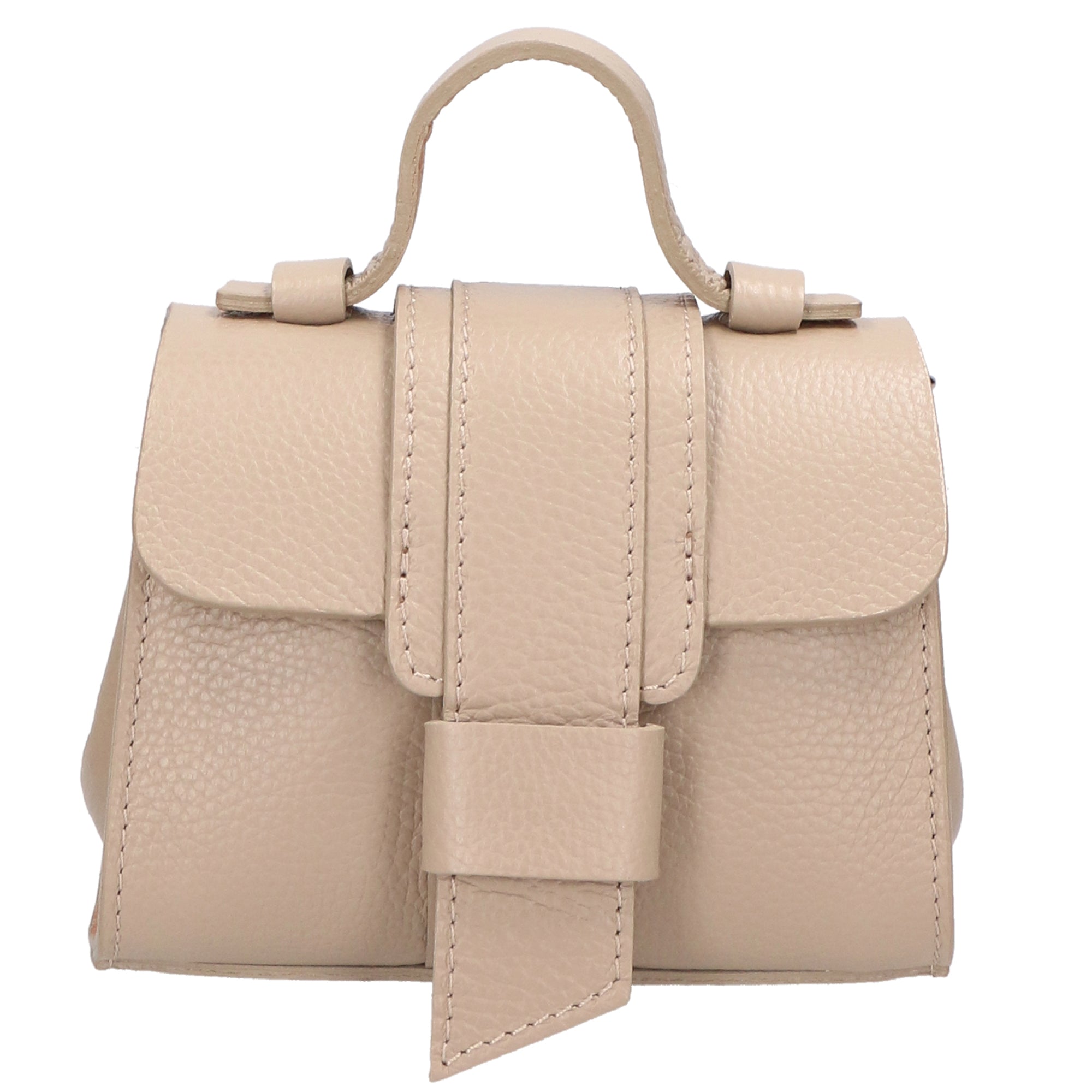 Isabel Borsa a mano da donna Vera pelle 06250-D05 CAPPUCCINO + D44 CUOIO Chiara Ferretti