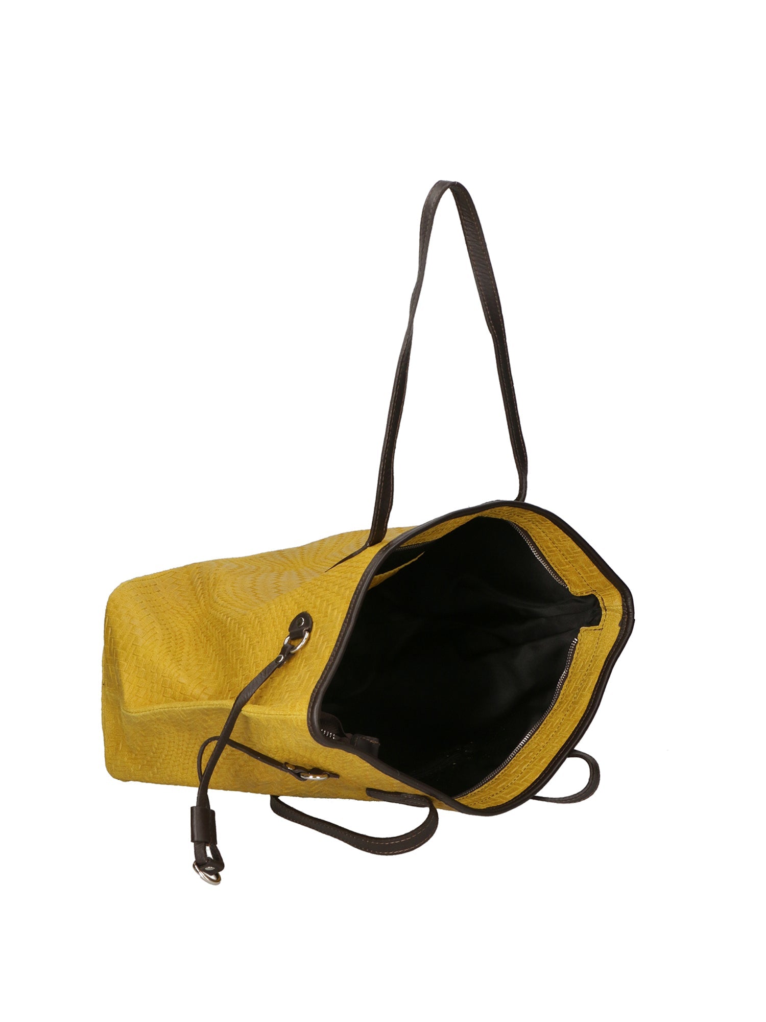 Emiliana Borsa a spalla da donna Vera pelle 80061-GIALLO Chiara Ferretti