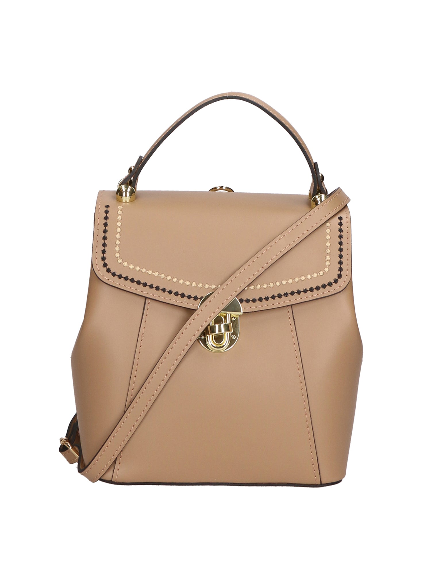 Giuditta Borsa a mano da donna 100% pelle 05937-L110 TAUPE CHIARO Chiara Ferretti