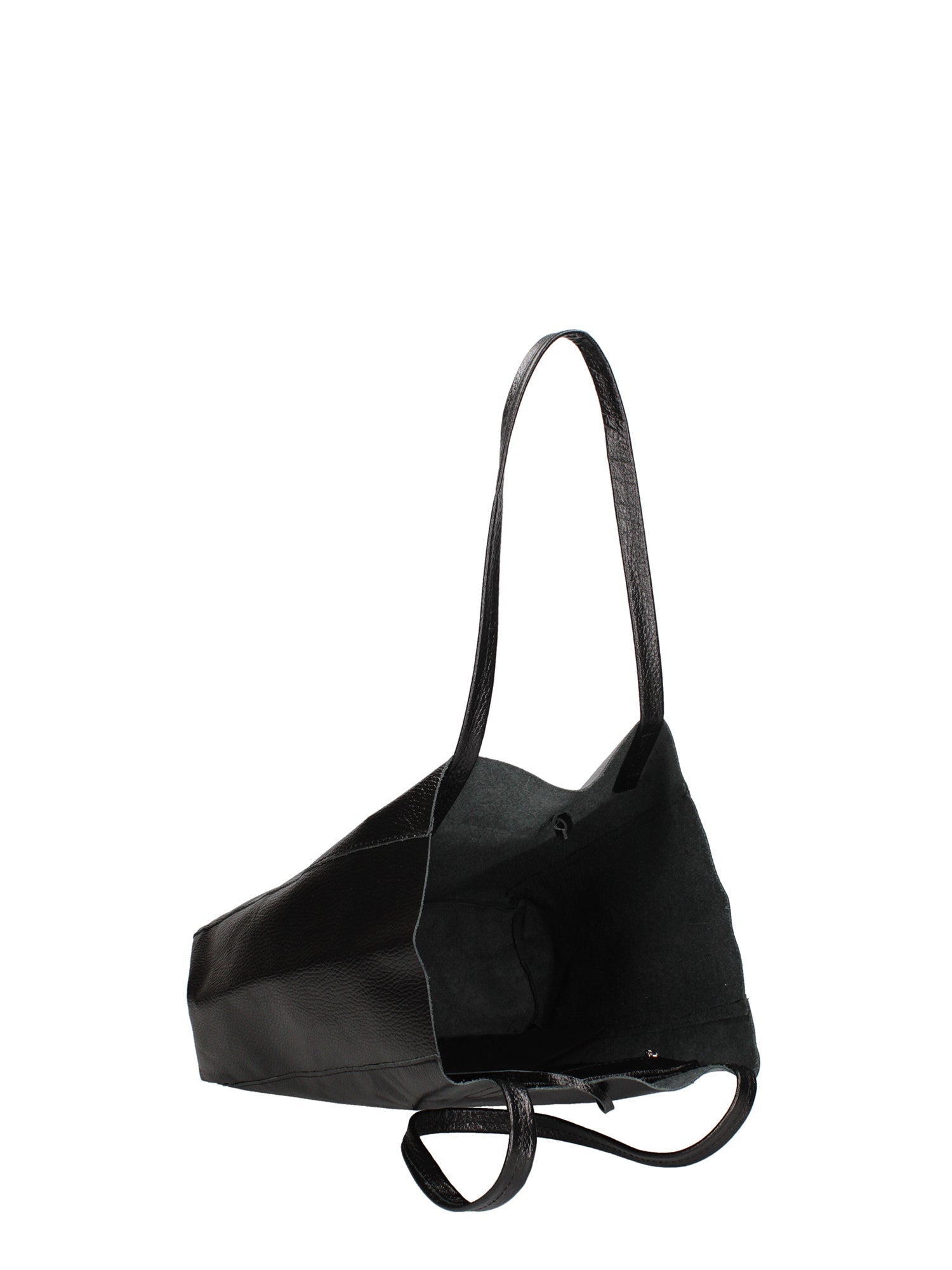 Iride Borsa a mano da donna 100% pelle 05921-DL28 NERO Chiara Ferretti