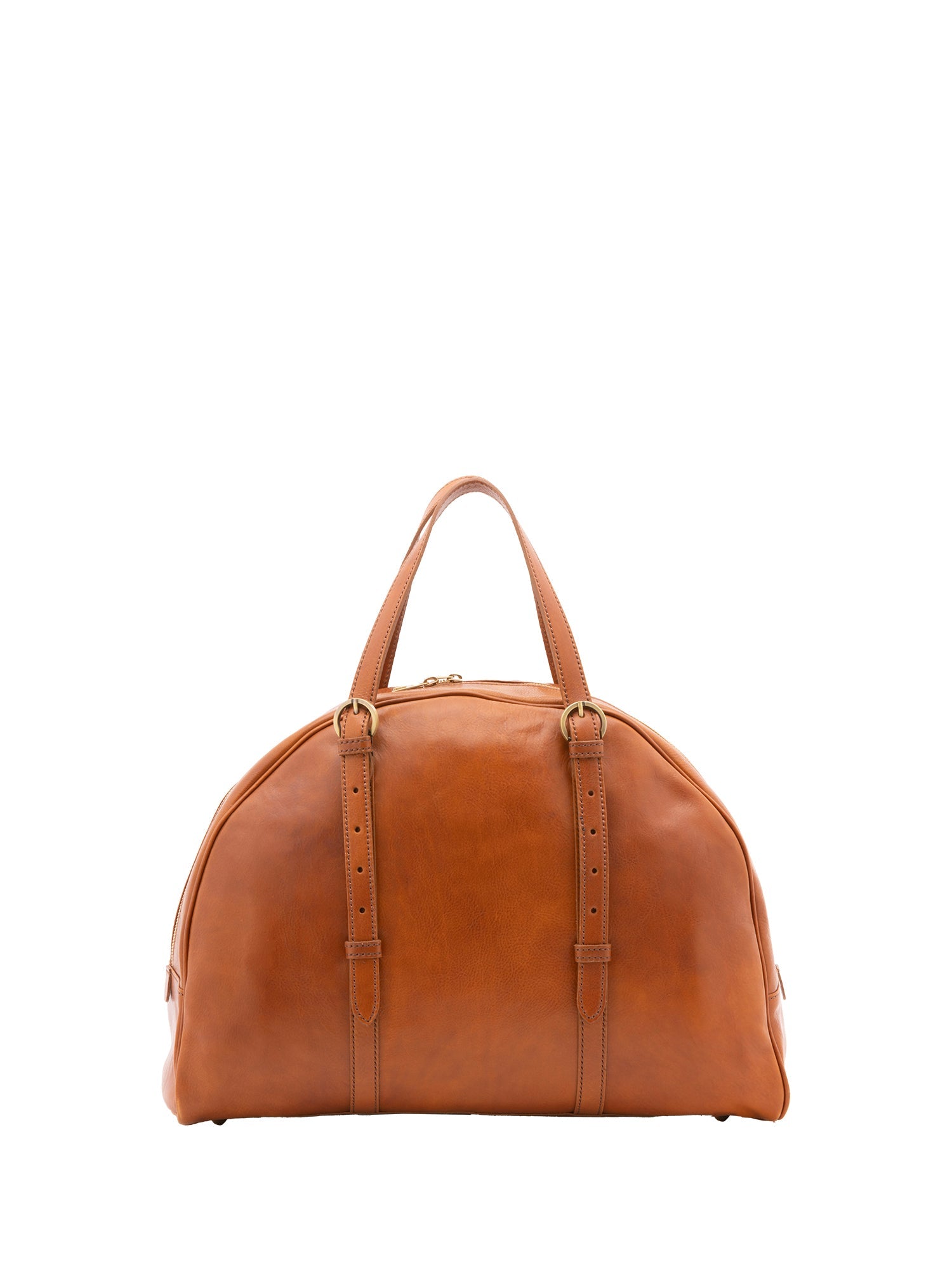 Borsa da viaggio unisex in vera pelle 100% cotone 4589-MIELE Alessia Firenze