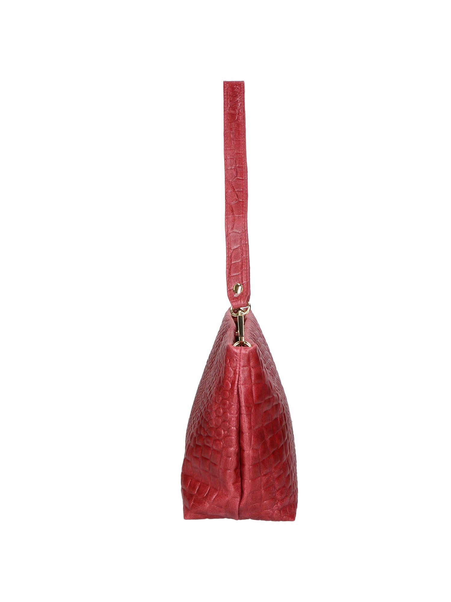 Lorelei Borsa a spalla da donna Vera pelle croco 06498-037 BORDO Chiara Ferretti