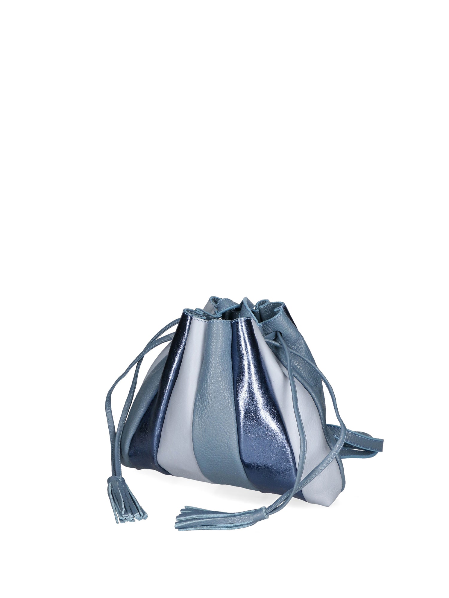 Norma Damen-Schultertasche aus echtem Leder, hergestellt in Italien, 21 x 25 x 4 cm