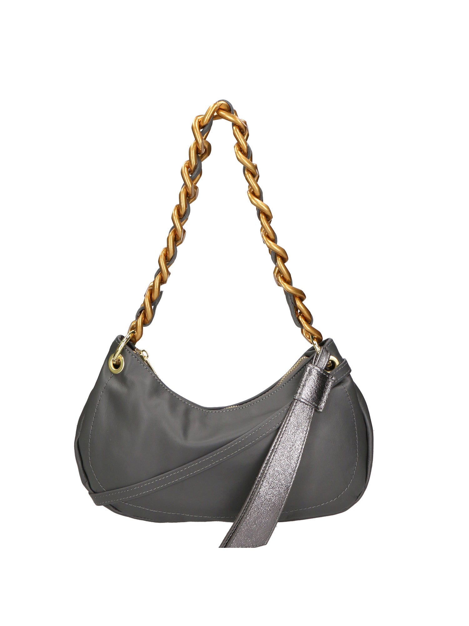 Artemide Damen-Schultertasche aus echtem Leder, hergestellt in Italien, 14 x 32 x 8 cm