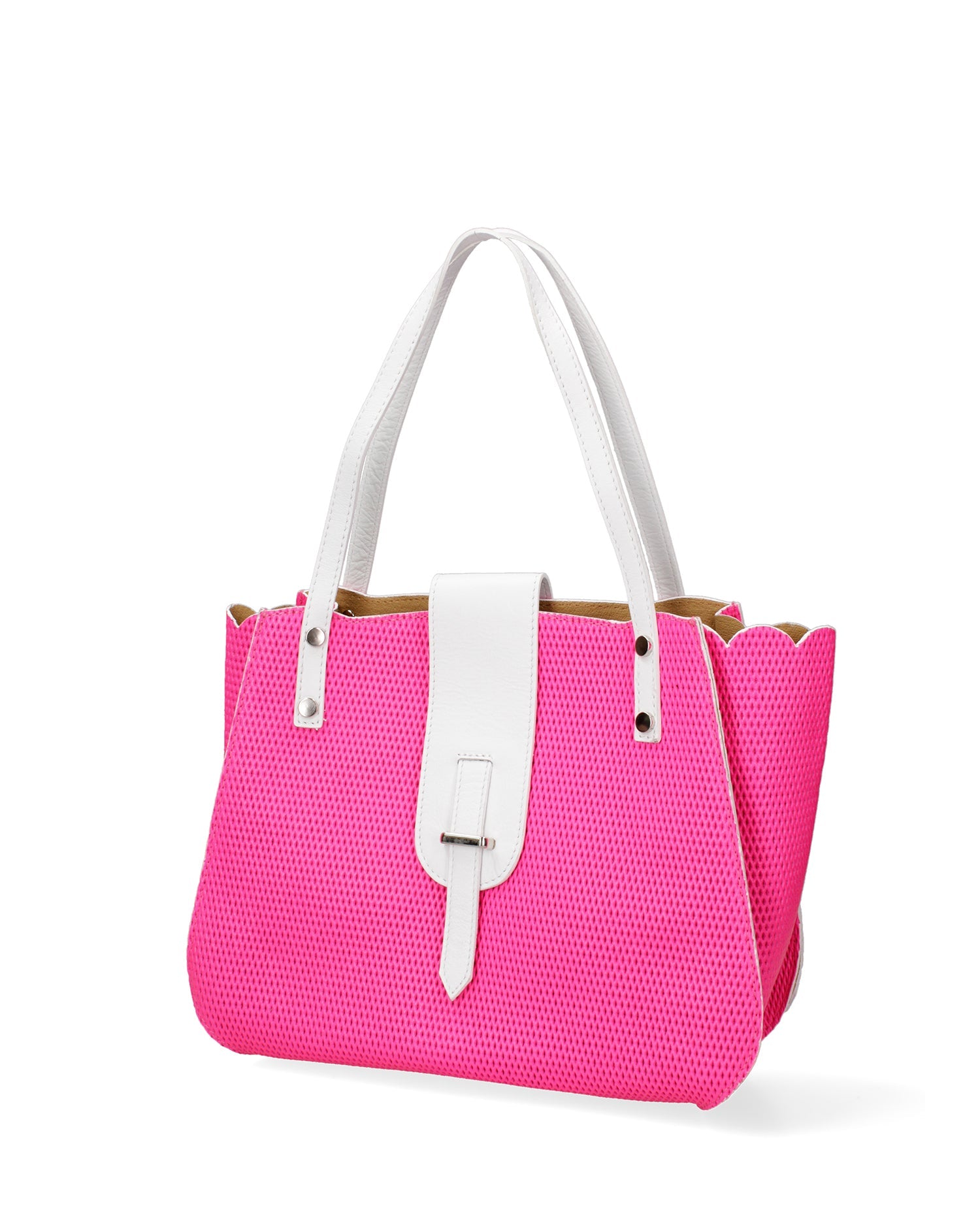 Borsa a spalla da donna In Vera pelle Made in Italy 32x26x13 cm