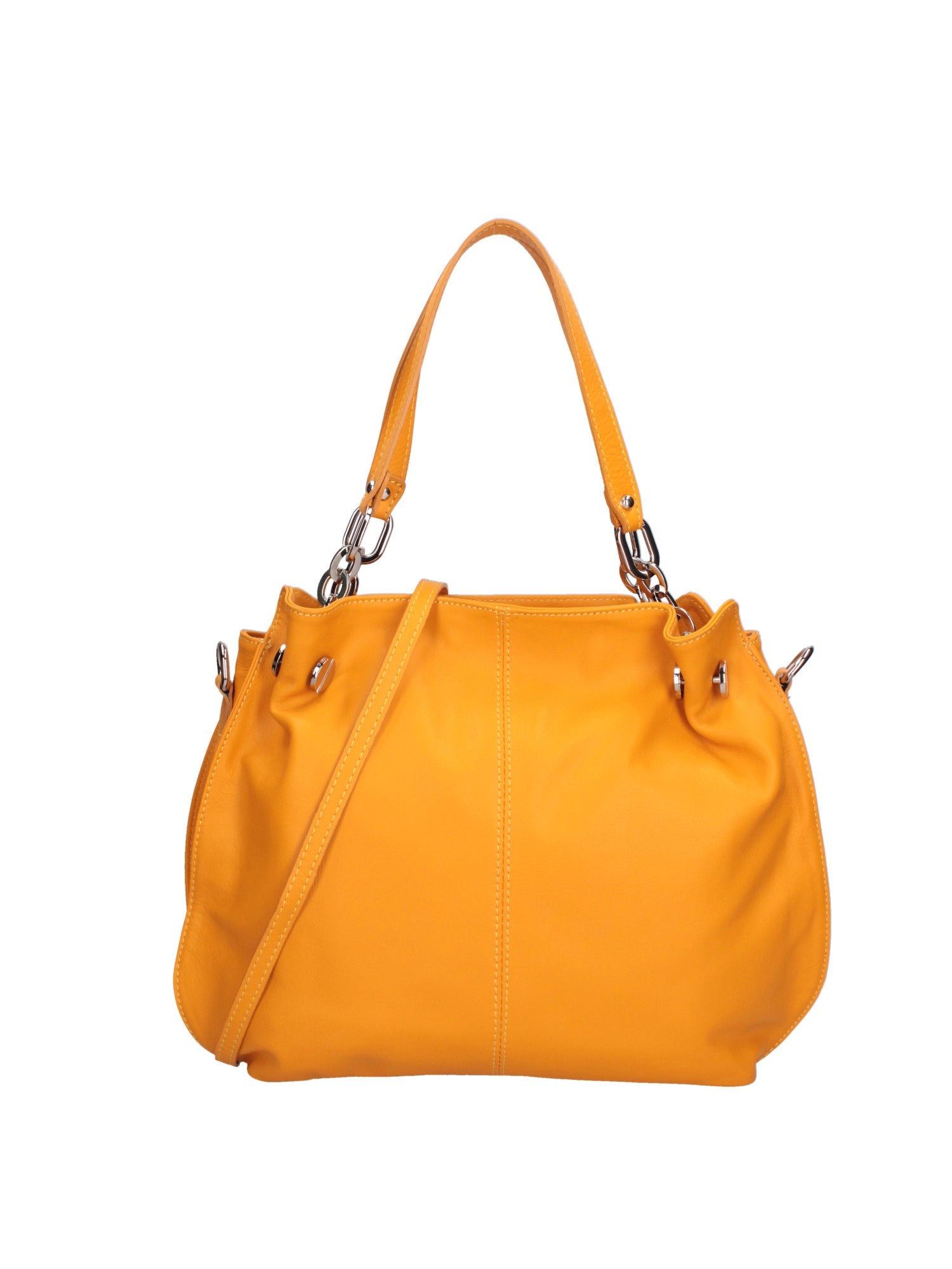 Ereba Borsa a mano da donna Made in Italy 100% pelle 3305-S04 GIALLO Chiara Ferretti