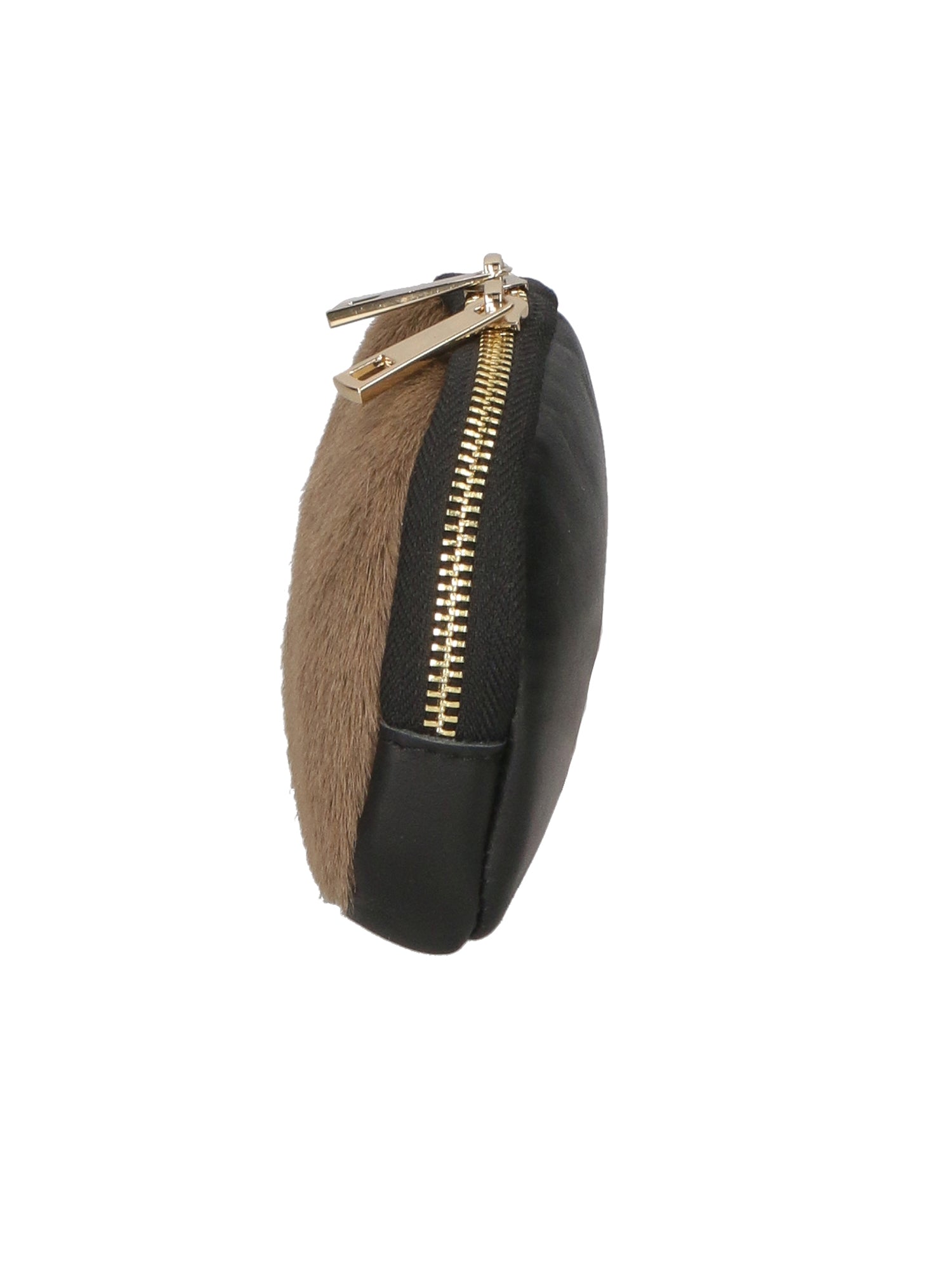 Rachele Pochette donna vera pelle Zip 02535-TAUPE Chiara Ferretti