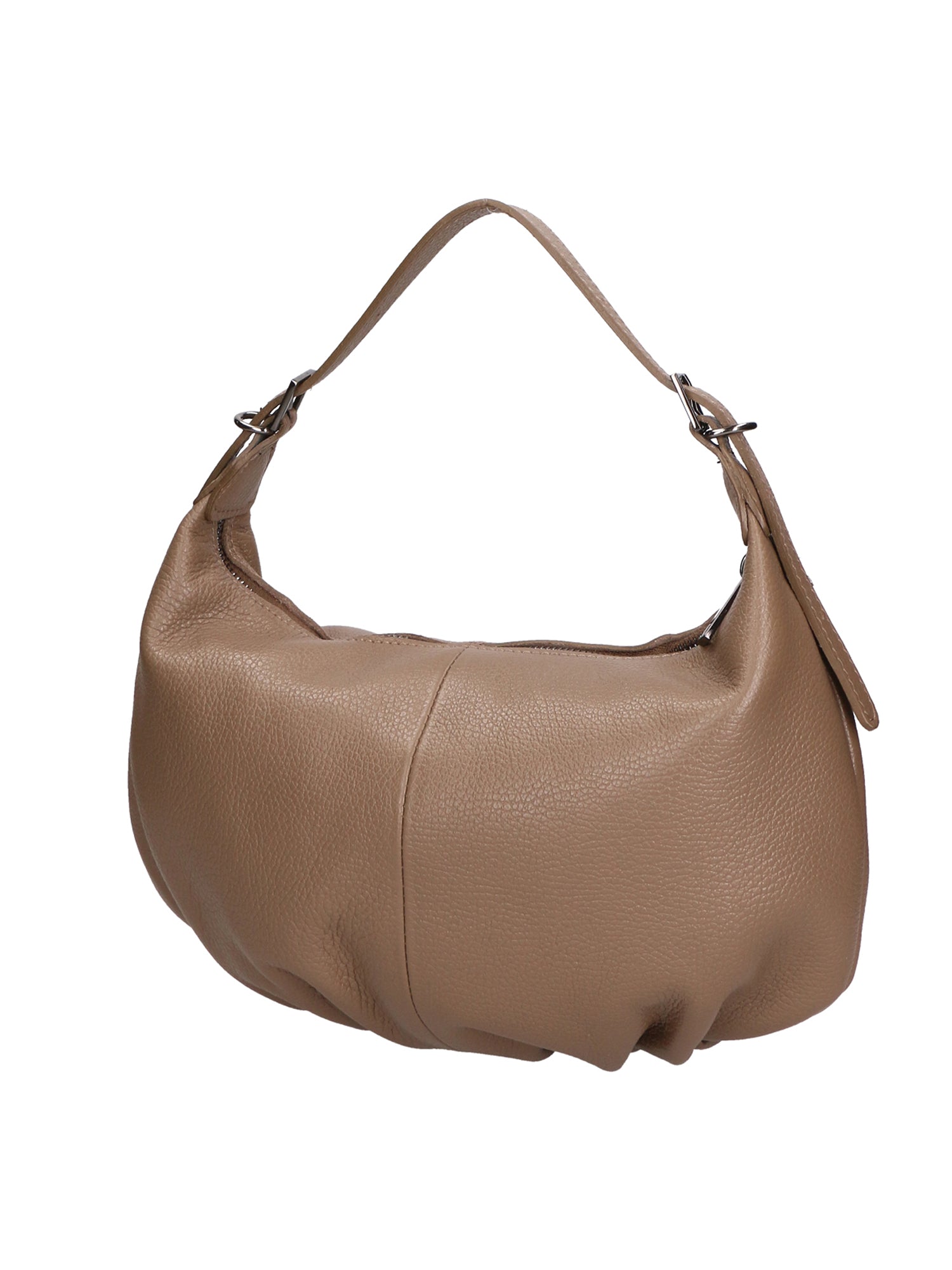 Licia Borsa a spalla da donna Vera pelle 06512-TAUPE Chiara Ferretti