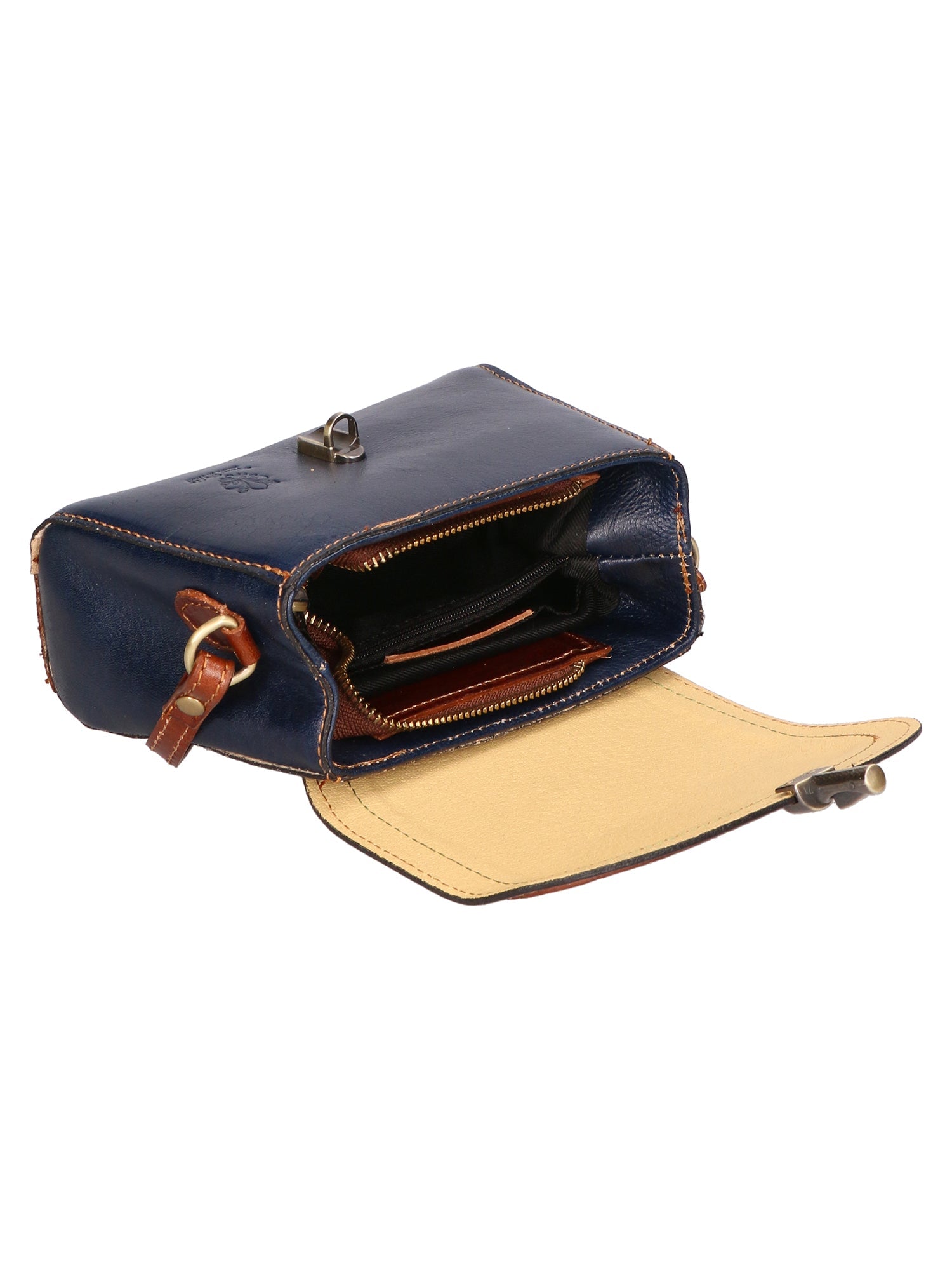 Borsa a tracolla Faye da donna In Vera pelle Made in Italy 18x13x5 cm