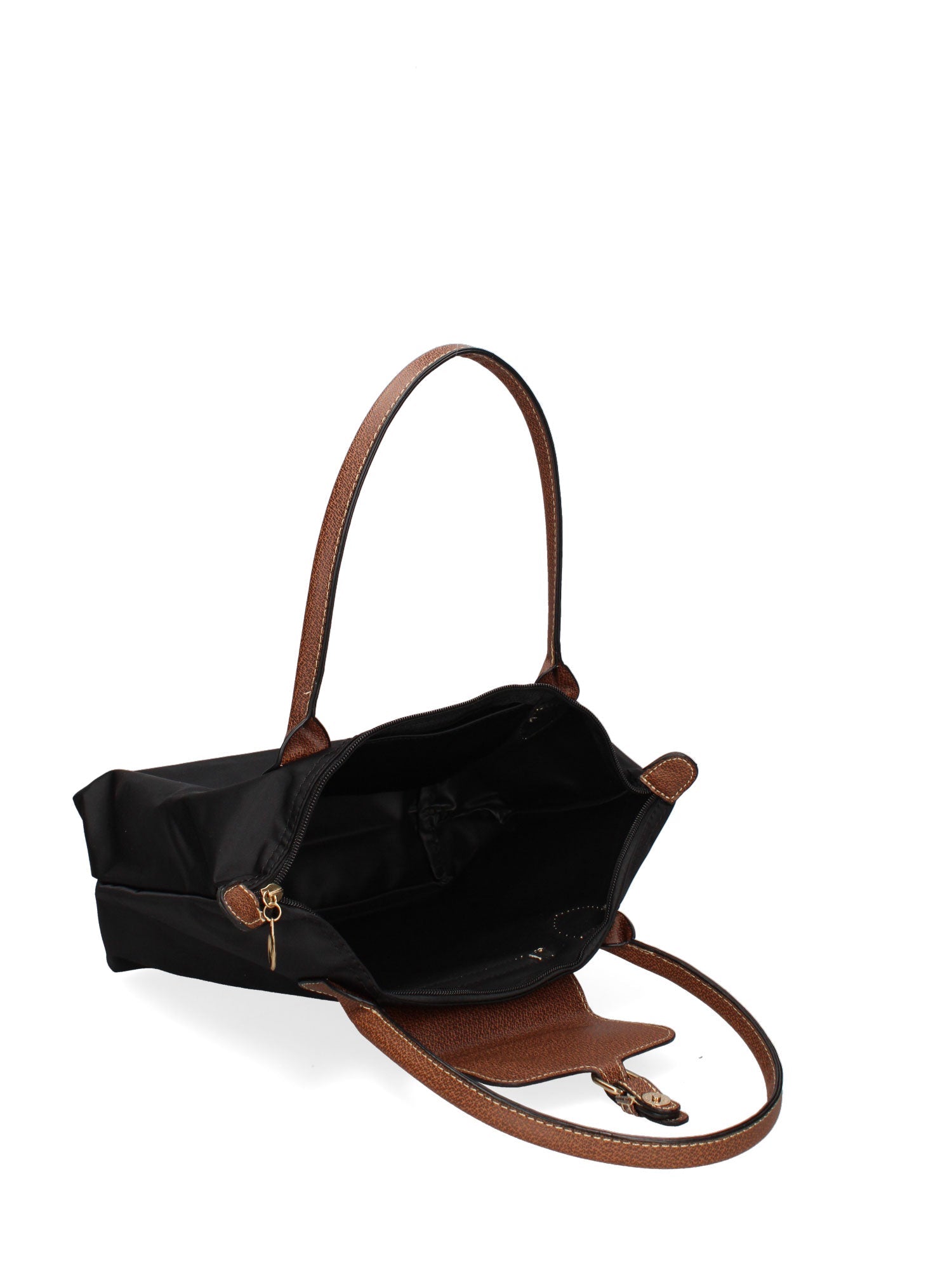Elora Borsa a spalla da donna 100% Tessuto 432-NERO Chiara Ferretti